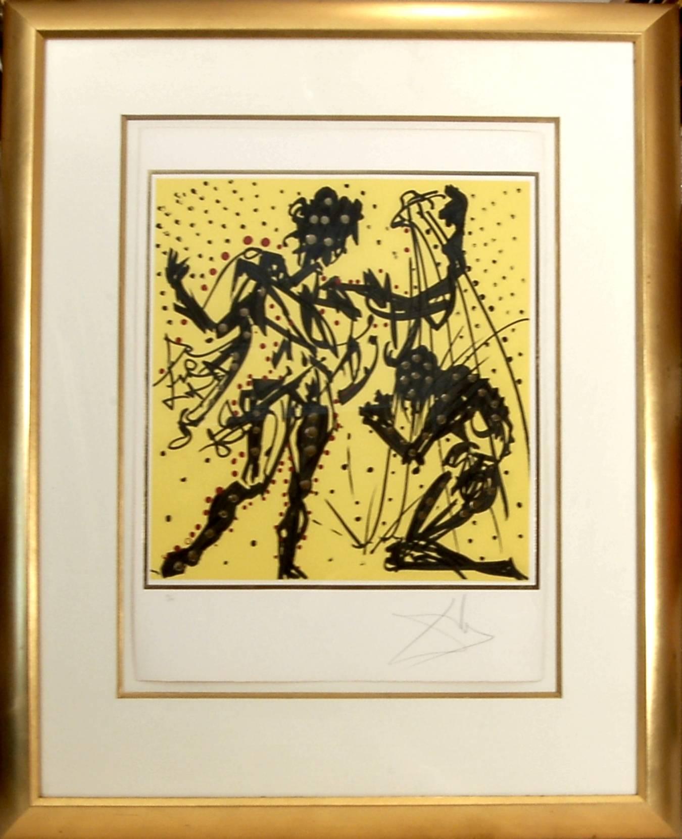 Salvador Dalí Figurative Print - Philip, from the suite the Twelve Apostles