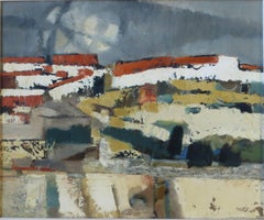 Martyl Suzanne Schweig Langsdorf - Mid Century Abstract Spanish Landscape