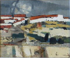 Retro Martyl Suzanne Schweig Langsdorf - Mid Century Abstract Spanish Landscape