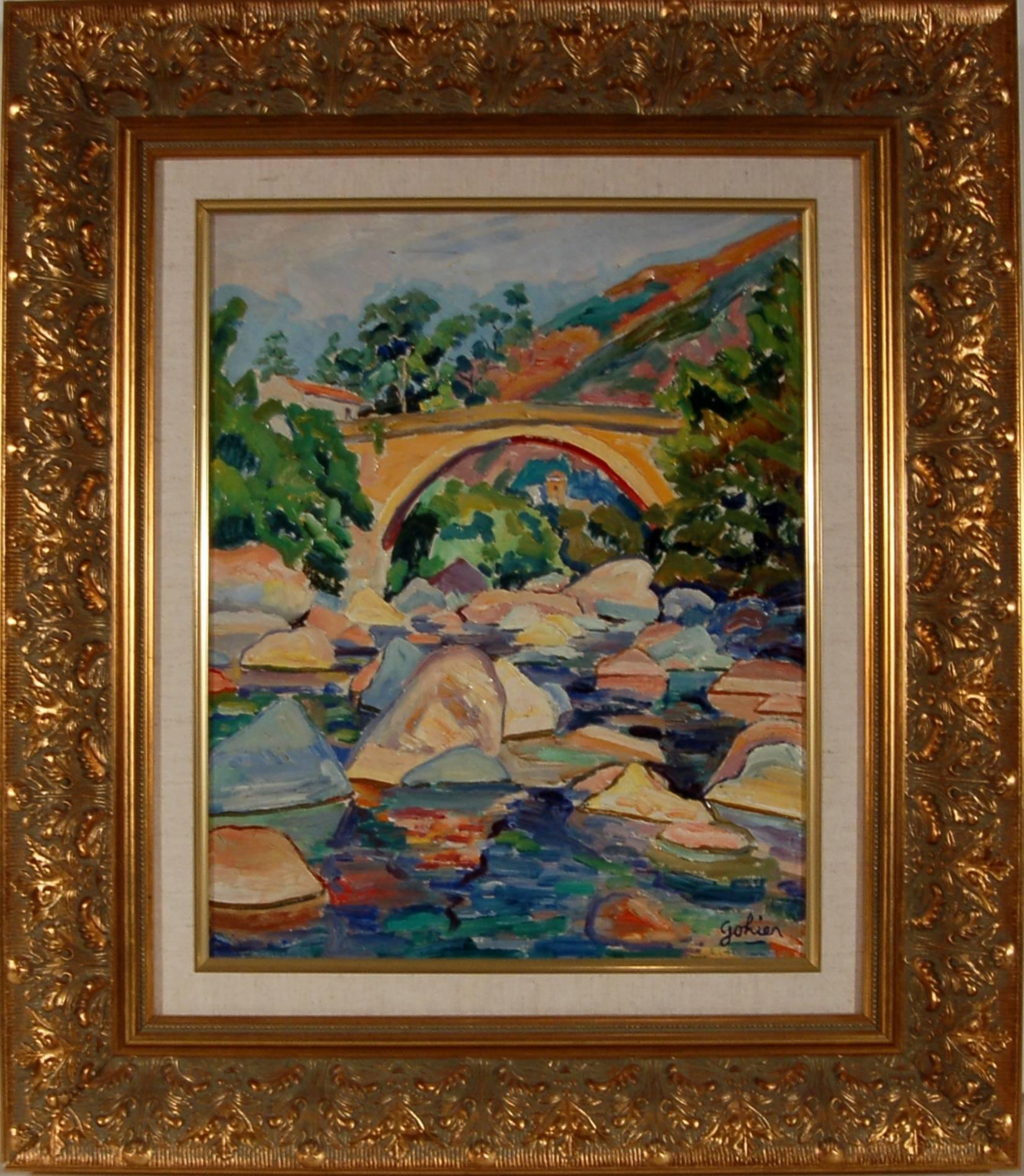Landscape Painting de Raymond Gohier  - Paysage du Var