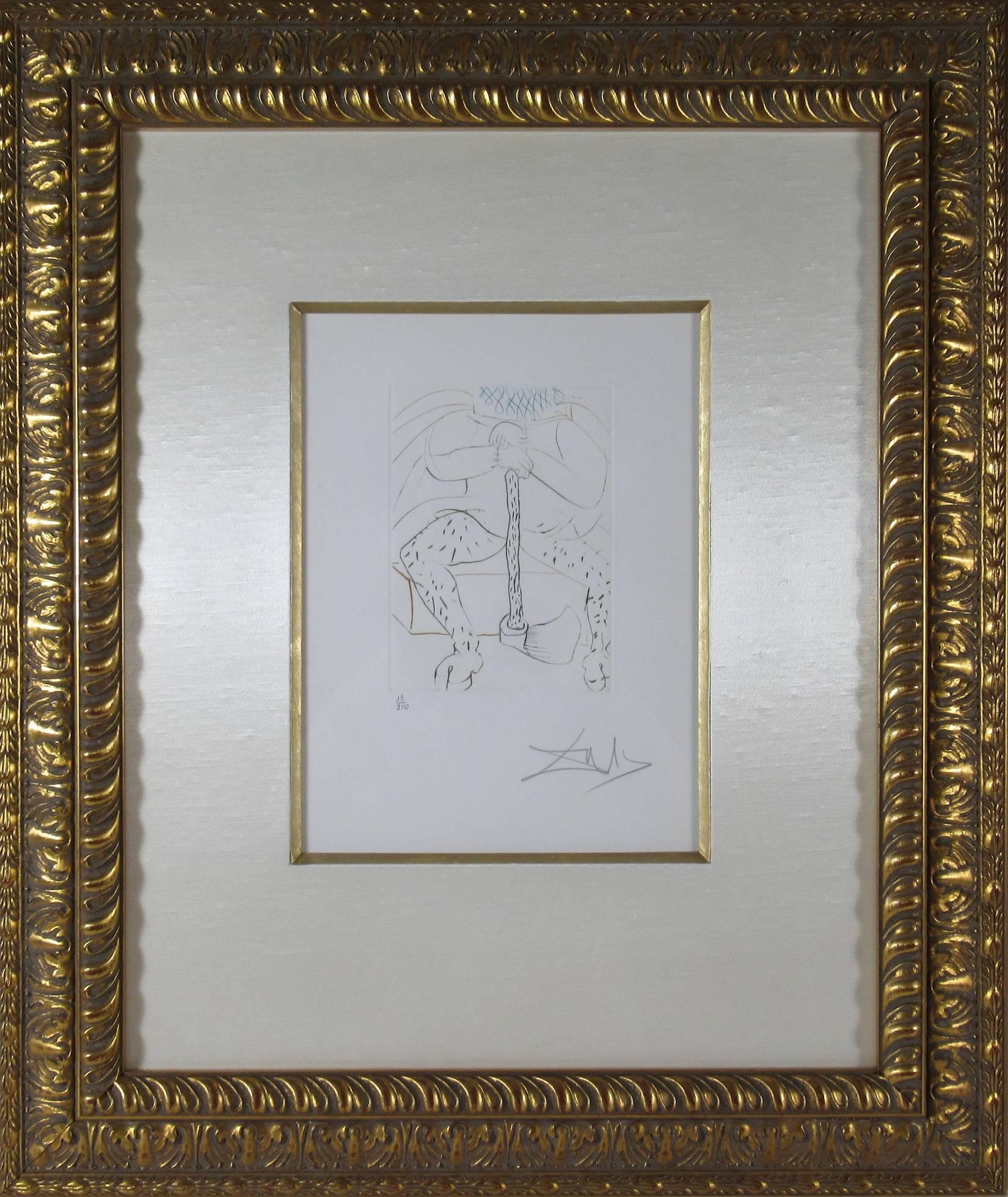 Salvador Dalí Figurative Print - Henry VIII