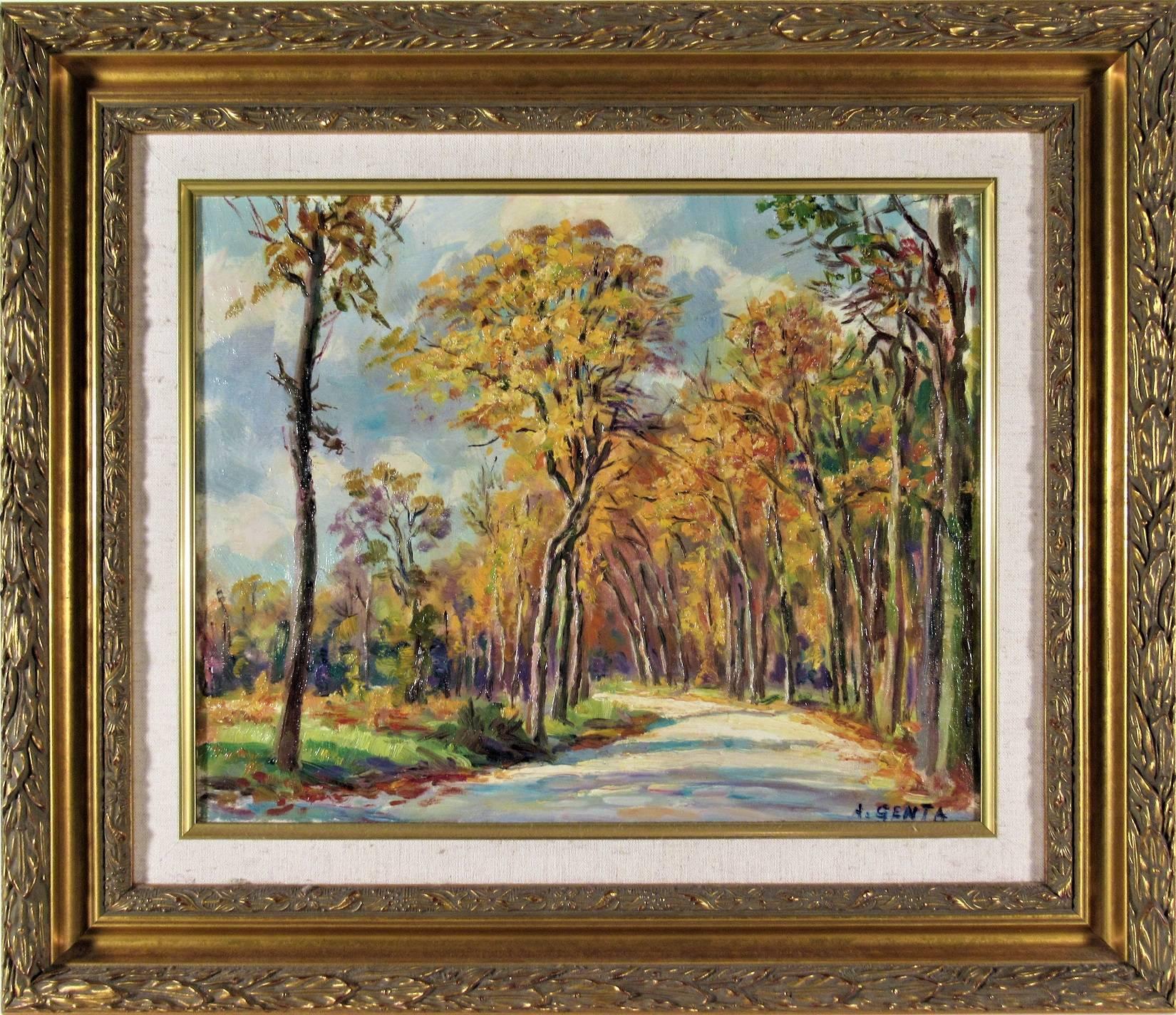 Albert Genta Landscape Painting - Le Bois de Vicennes