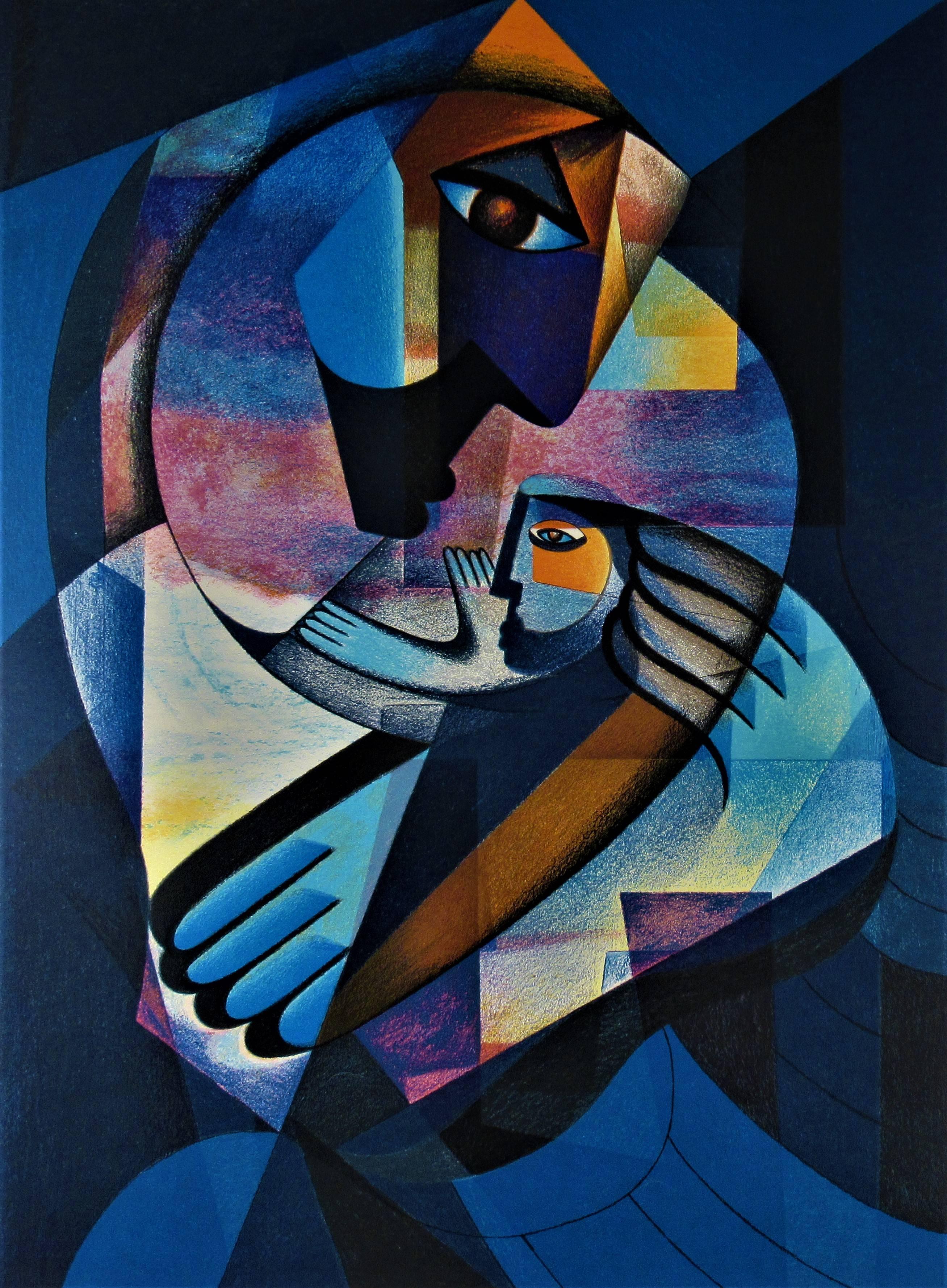 Mother and Child - Print by Neal Doty