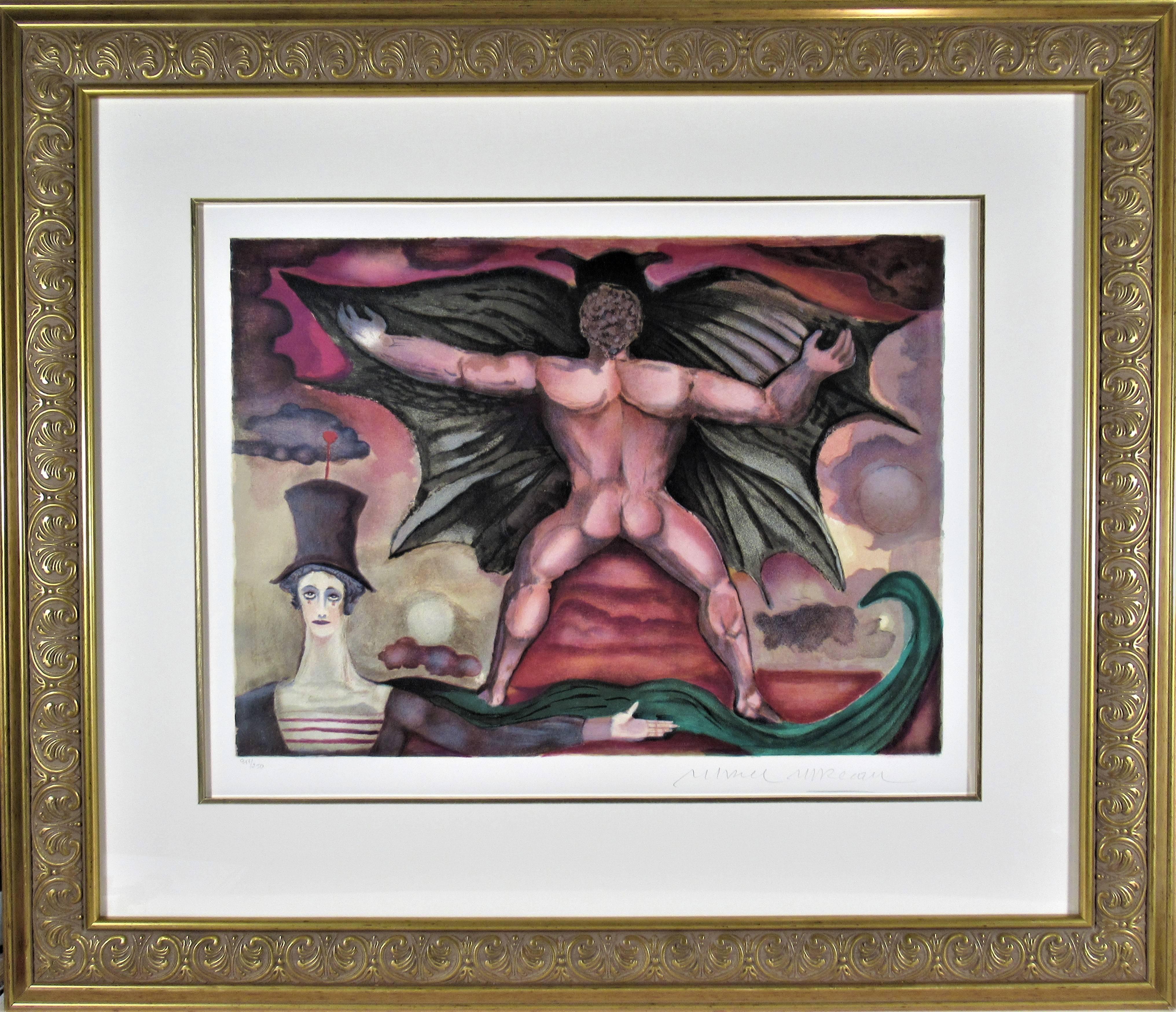 Marcel Marceau Figurative Print - Le Troisieme Oeil (The Third Eye)  plate #4 