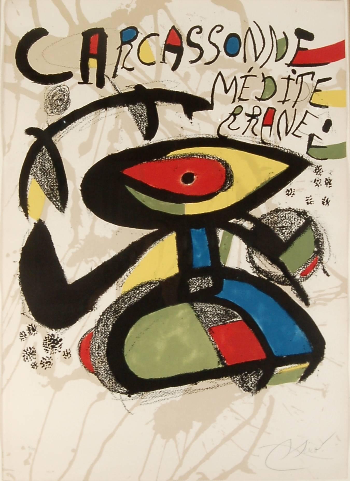 Carcassone Mediterranee - Print by Joan Miró