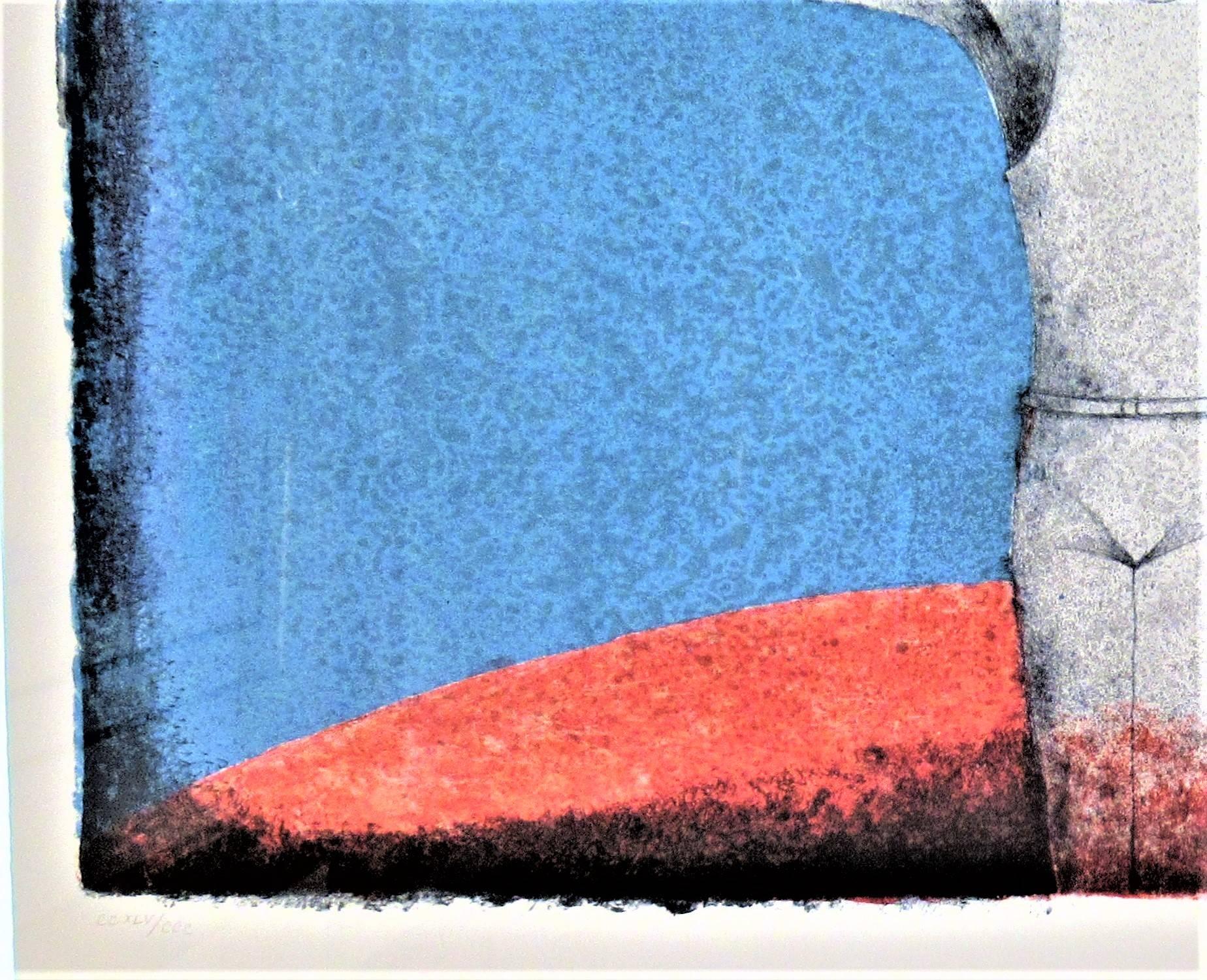 Cruz de Hierro - Figurative Print Gris de Rufino Tamayo