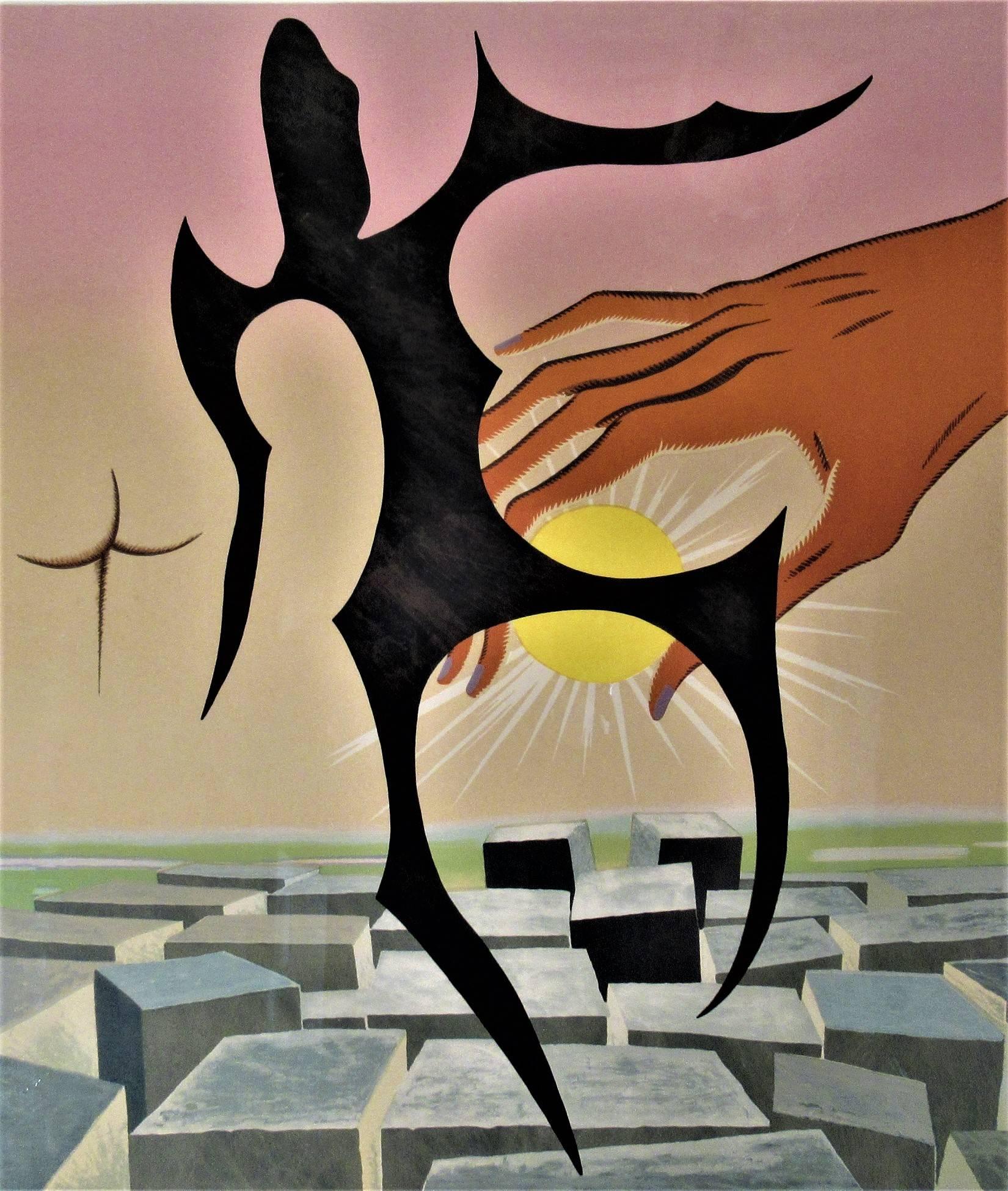 Man Ray Abstract Print - Rebus II