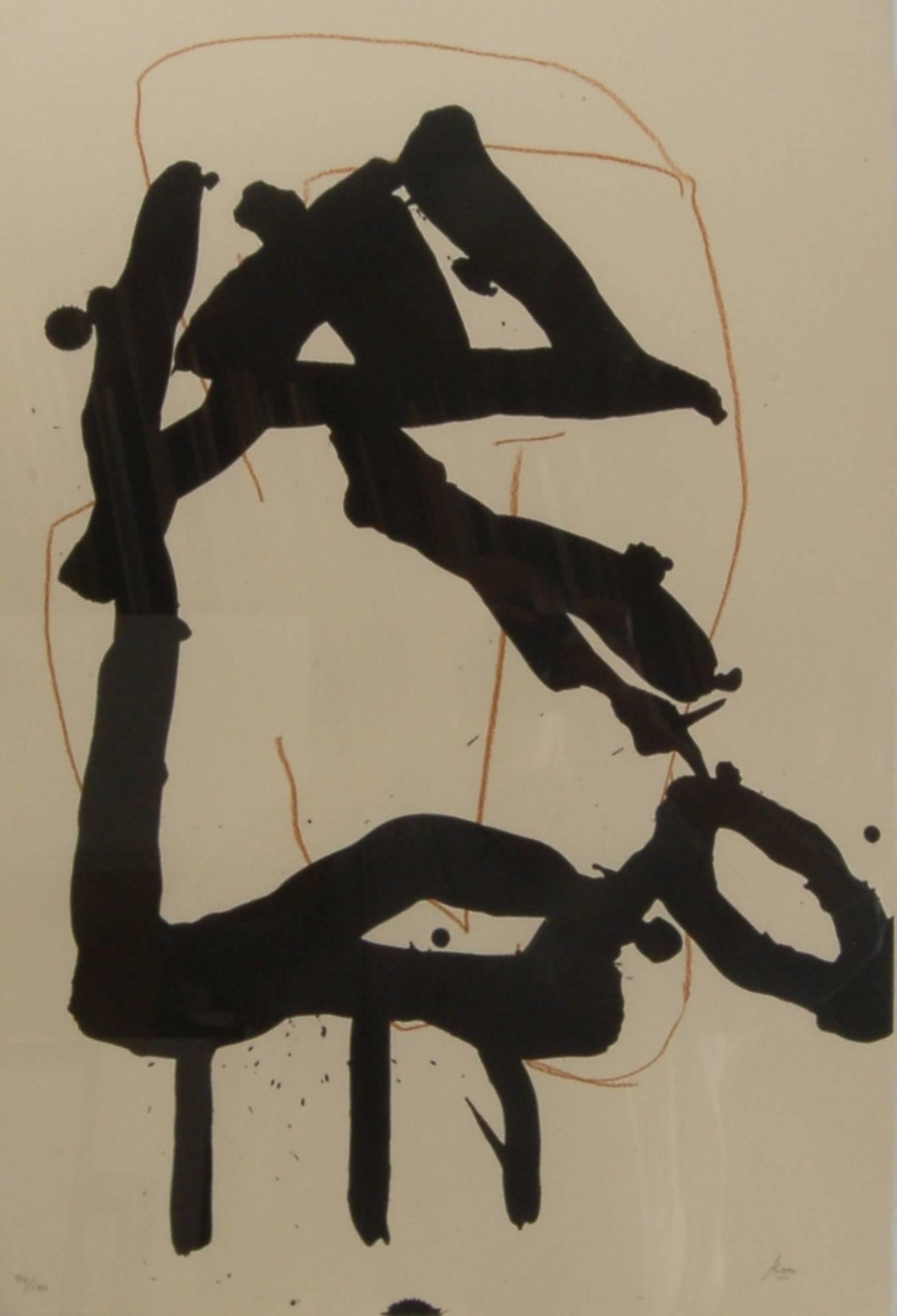 Beau Geste For Lucrece VI - Print by Robert Motherwell