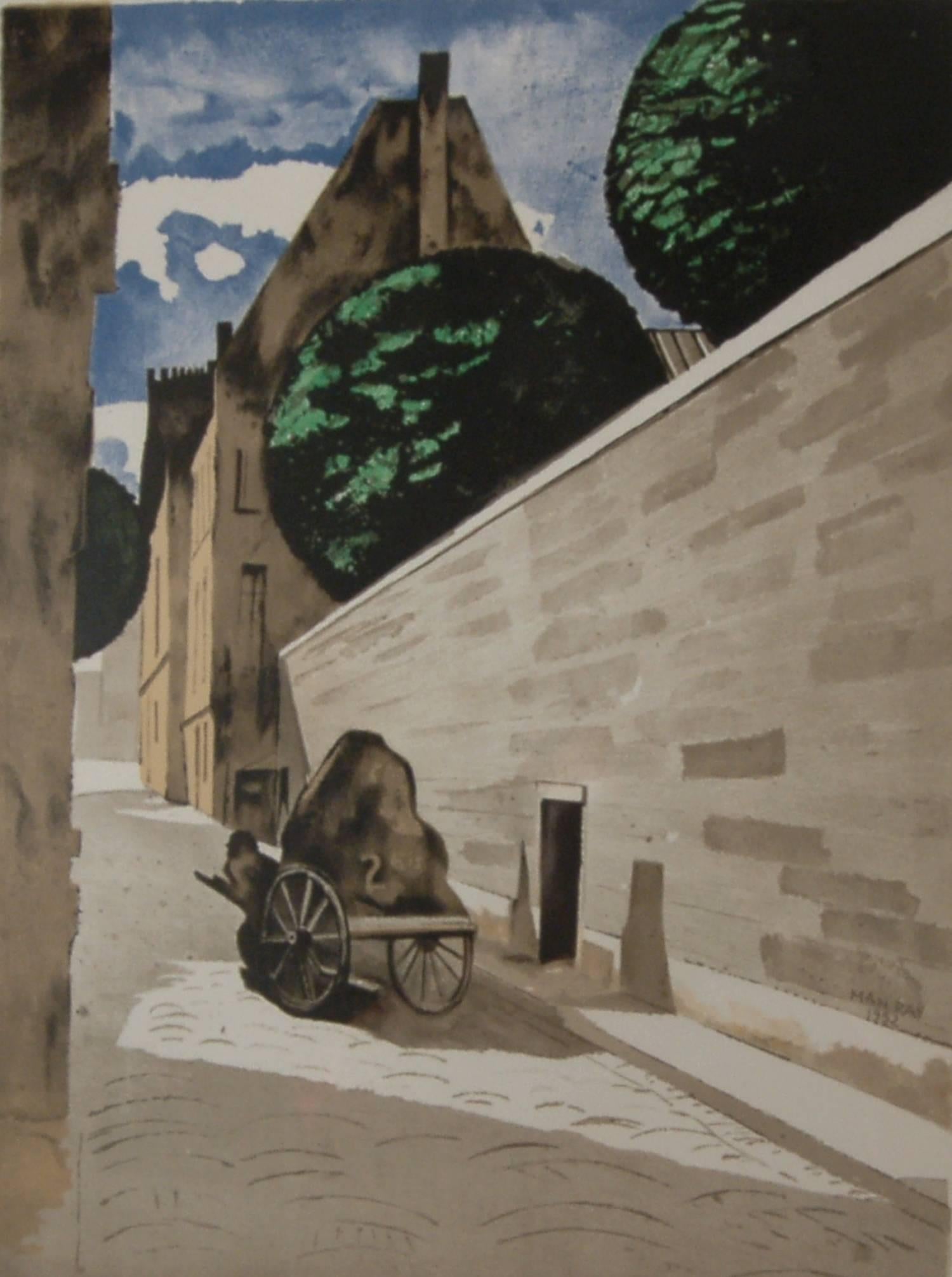 Rue Ferou - Print by Man Ray