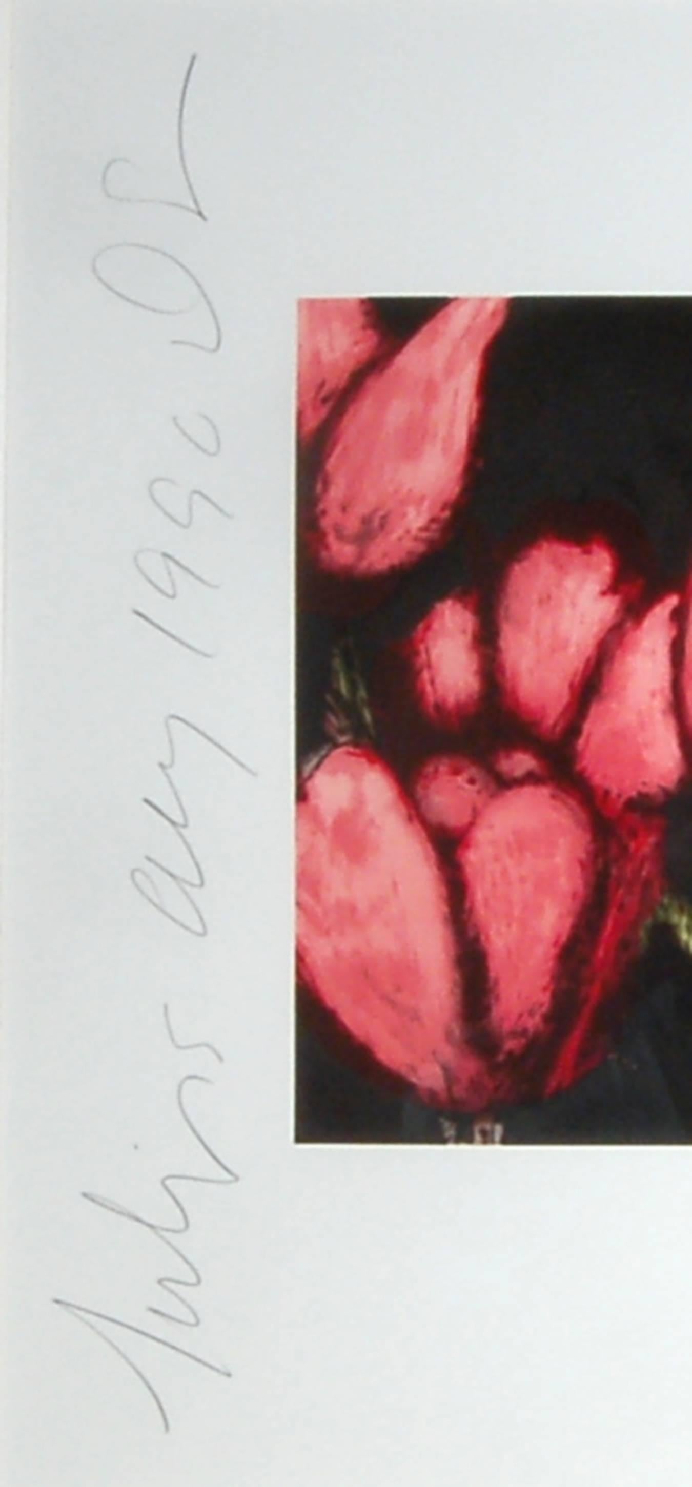 Blumenblumen (Abstrakt), Print, von Donald Sultan
