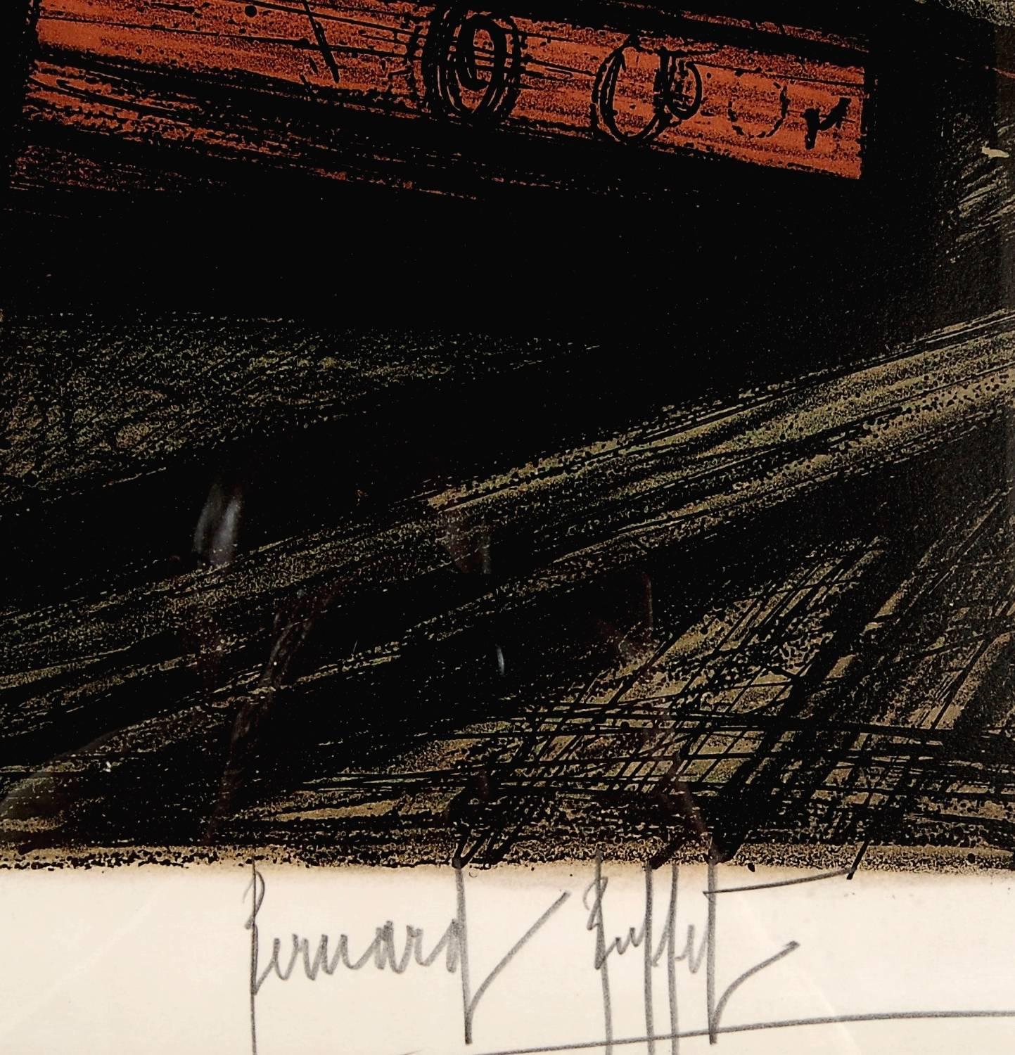 Le Port (Expressionismus), Print, von Bernard Buffet