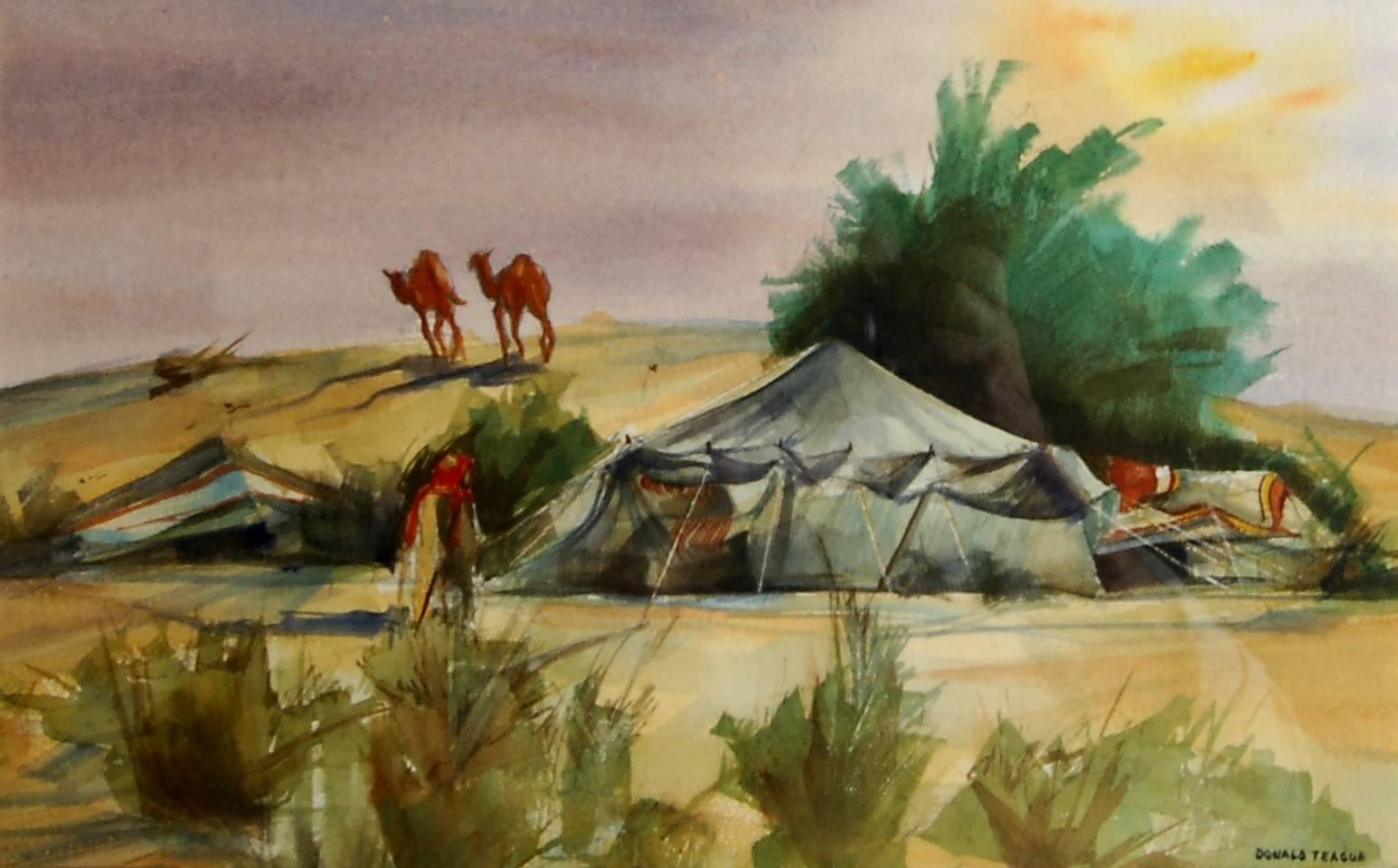 Nomad Camp - Art by Donald Teague