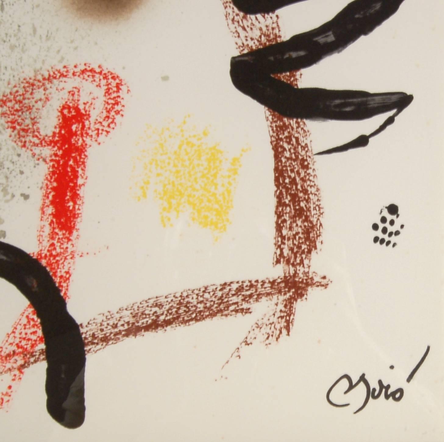 Maravillas Con Variations Acrosticas en el Jardin de Miro - Abstract Expressionist Print by Joan Miró