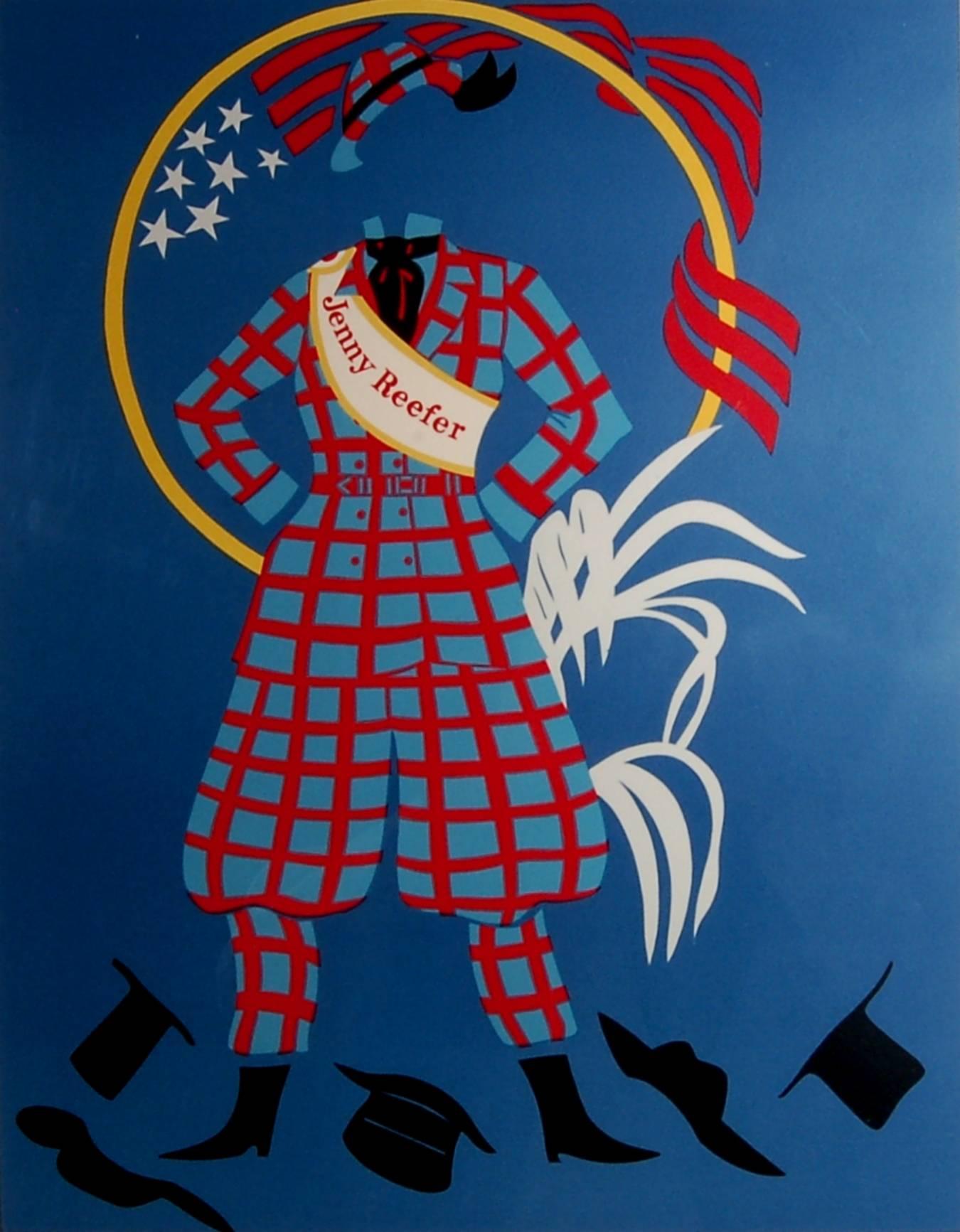 Jenny Reefer, from the suite, The Mother Of All Us. - Print by Robert Indiana