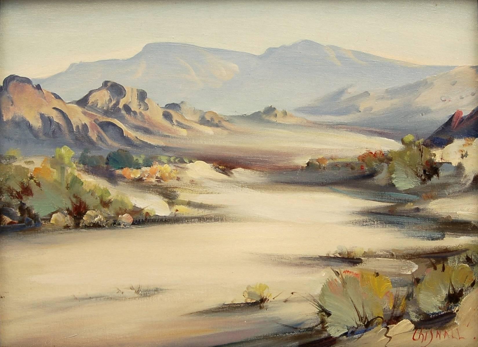 Gorgonio Mt. Near Palm Springs, CA - Painting by Frederick Richard Chisnall