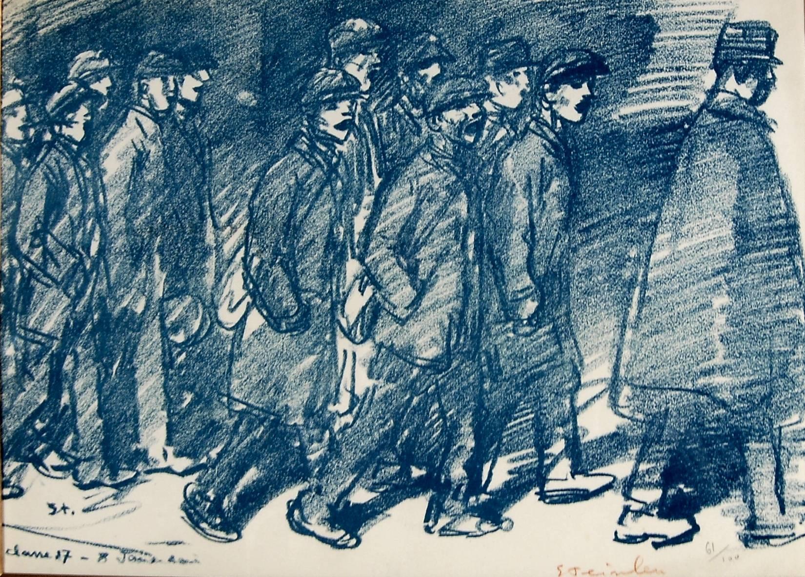 Classe 17 - Print by Théophile Alexandre Steinlen