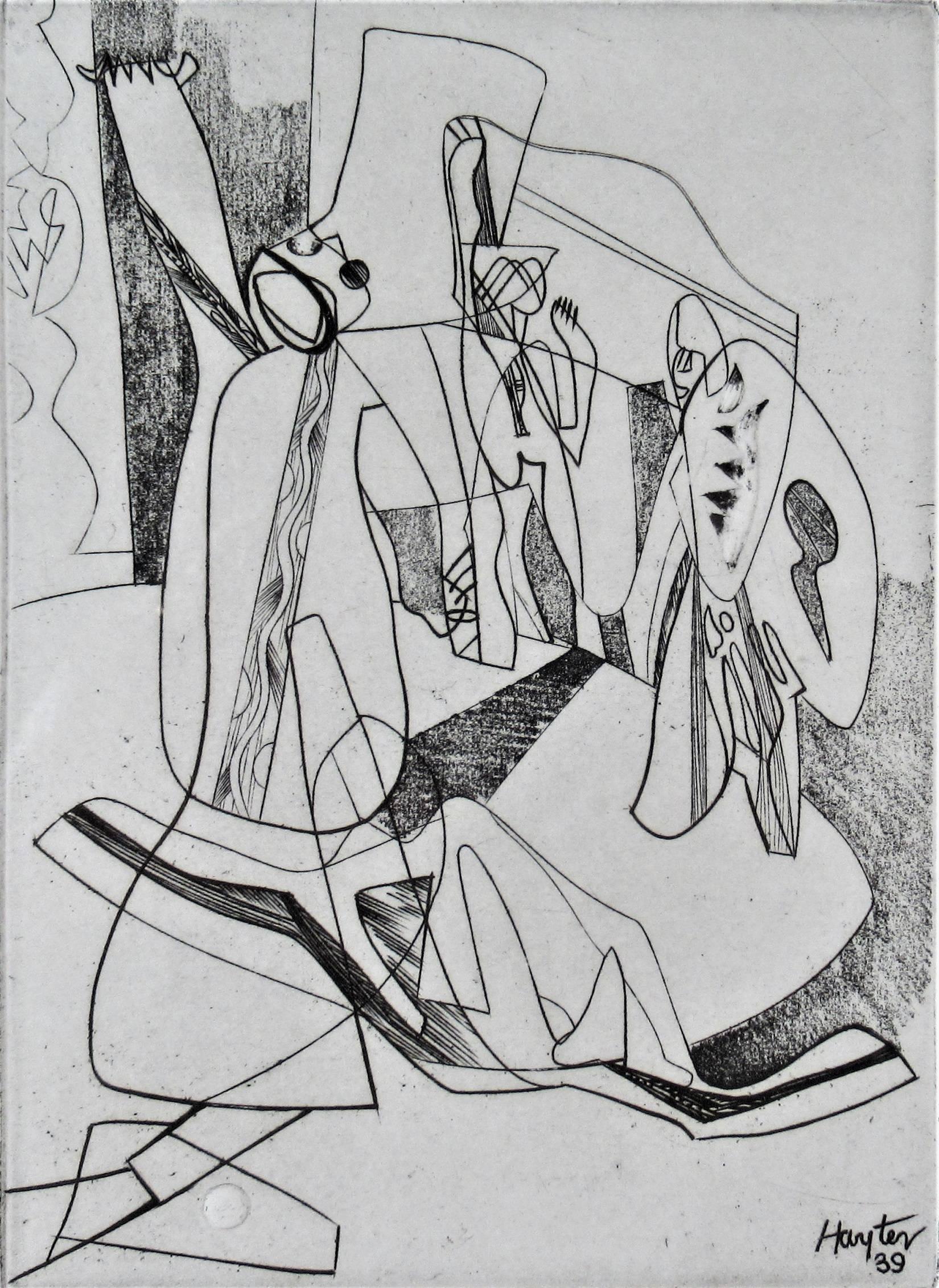 Invokation – Print von Stanley William Hayter