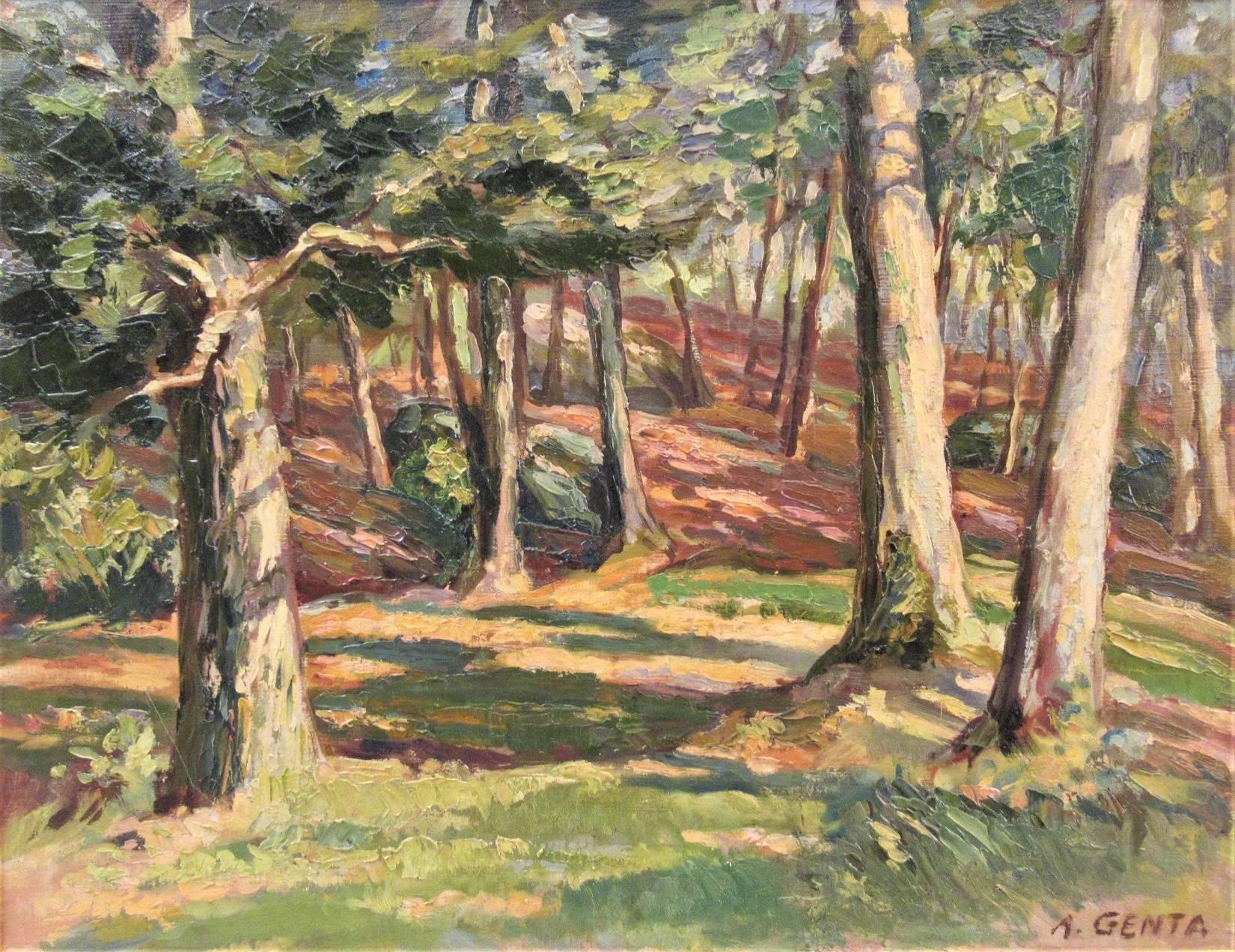 Sous Bois - Painting de Albert Genta