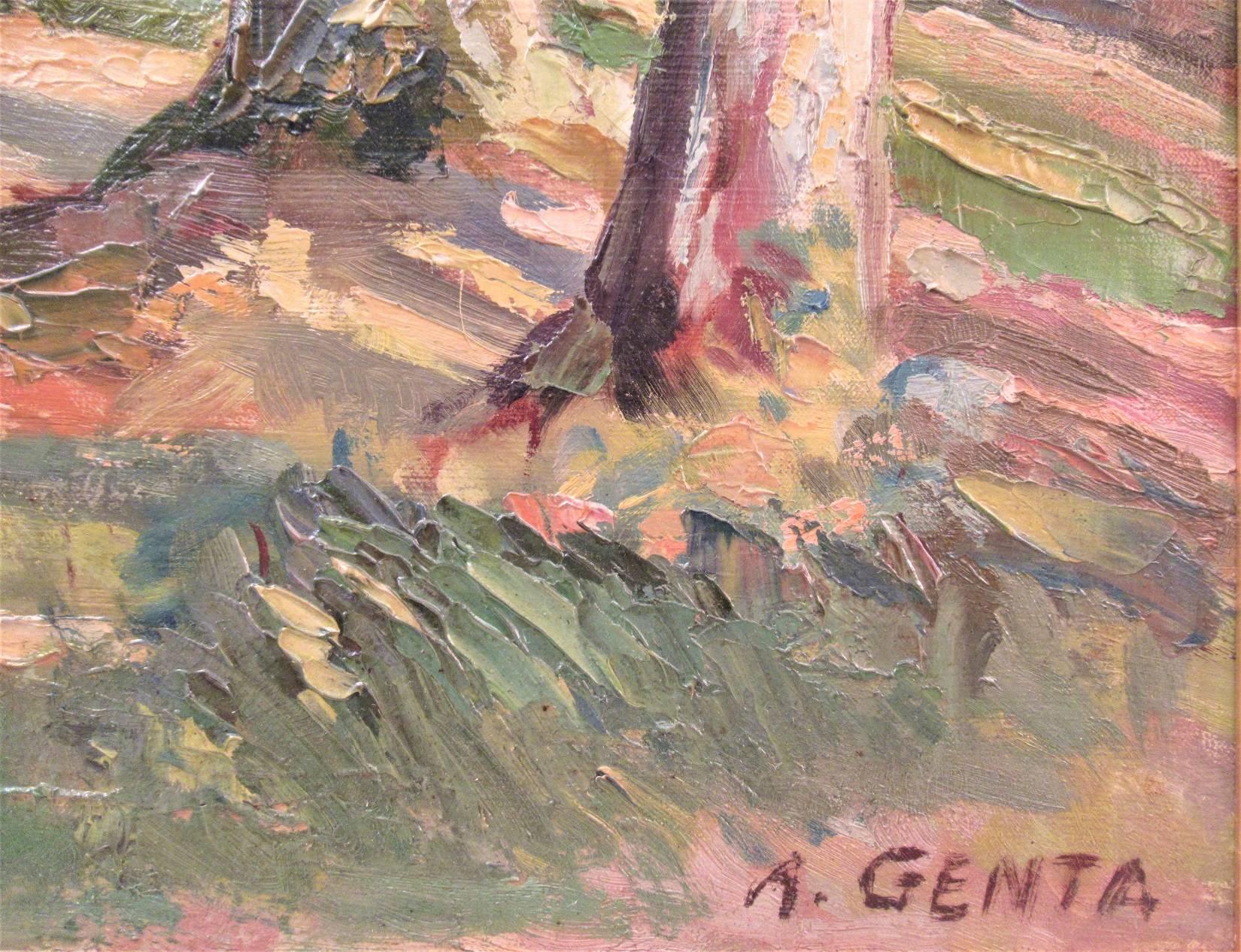 Sous Bois - Painting Impresionista de Albert Genta