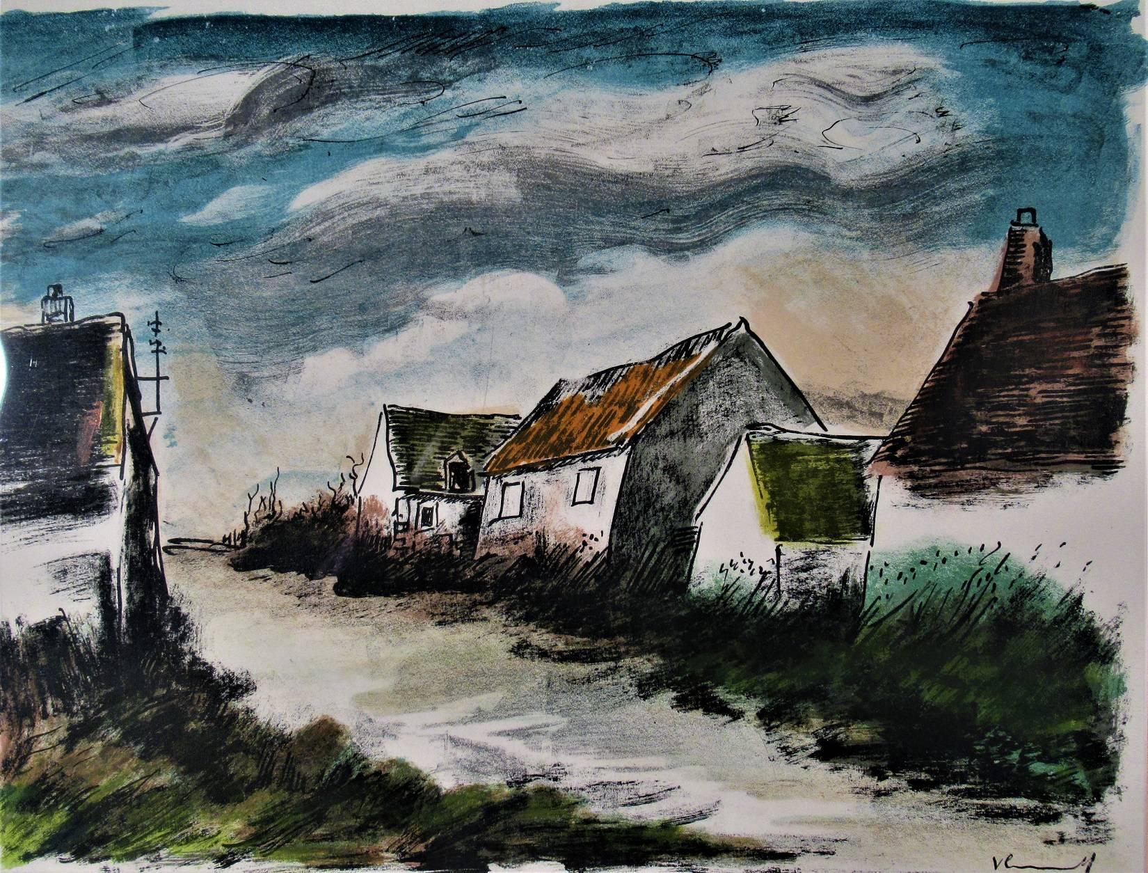 Montigny sur Havre - Print by Maurice de Vlaminck