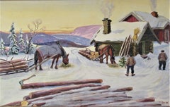 Logging in Winter