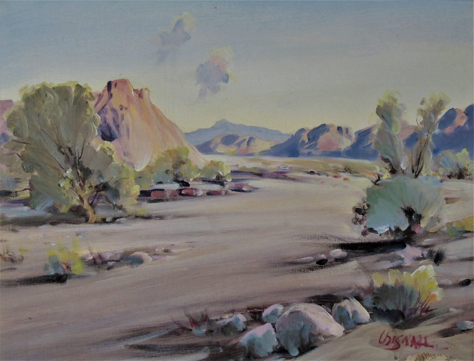 Scène du désert - Painting de Frederick Richard Chisnall