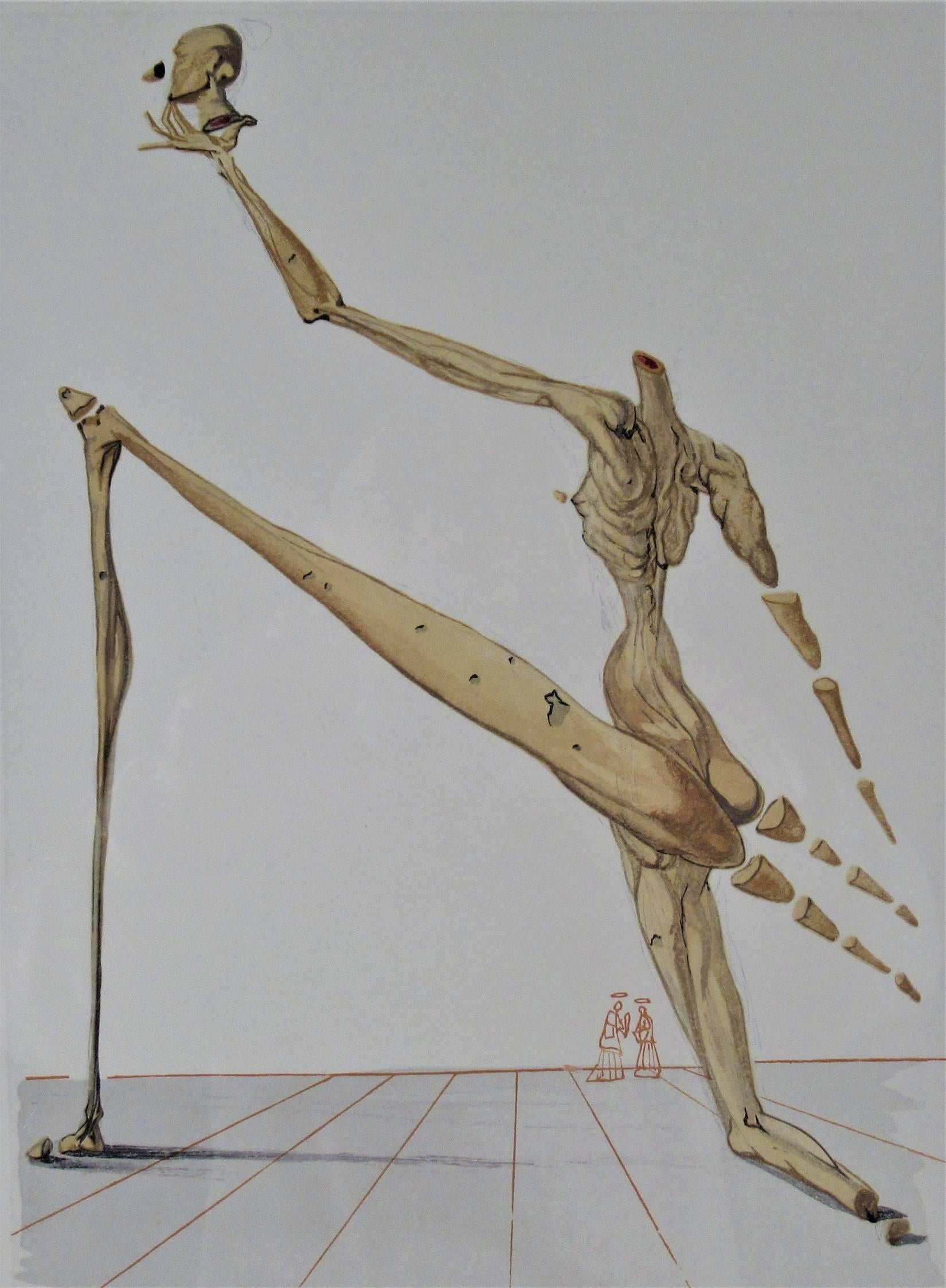 Hall, Canto 29 - Print by Salvador Dalí