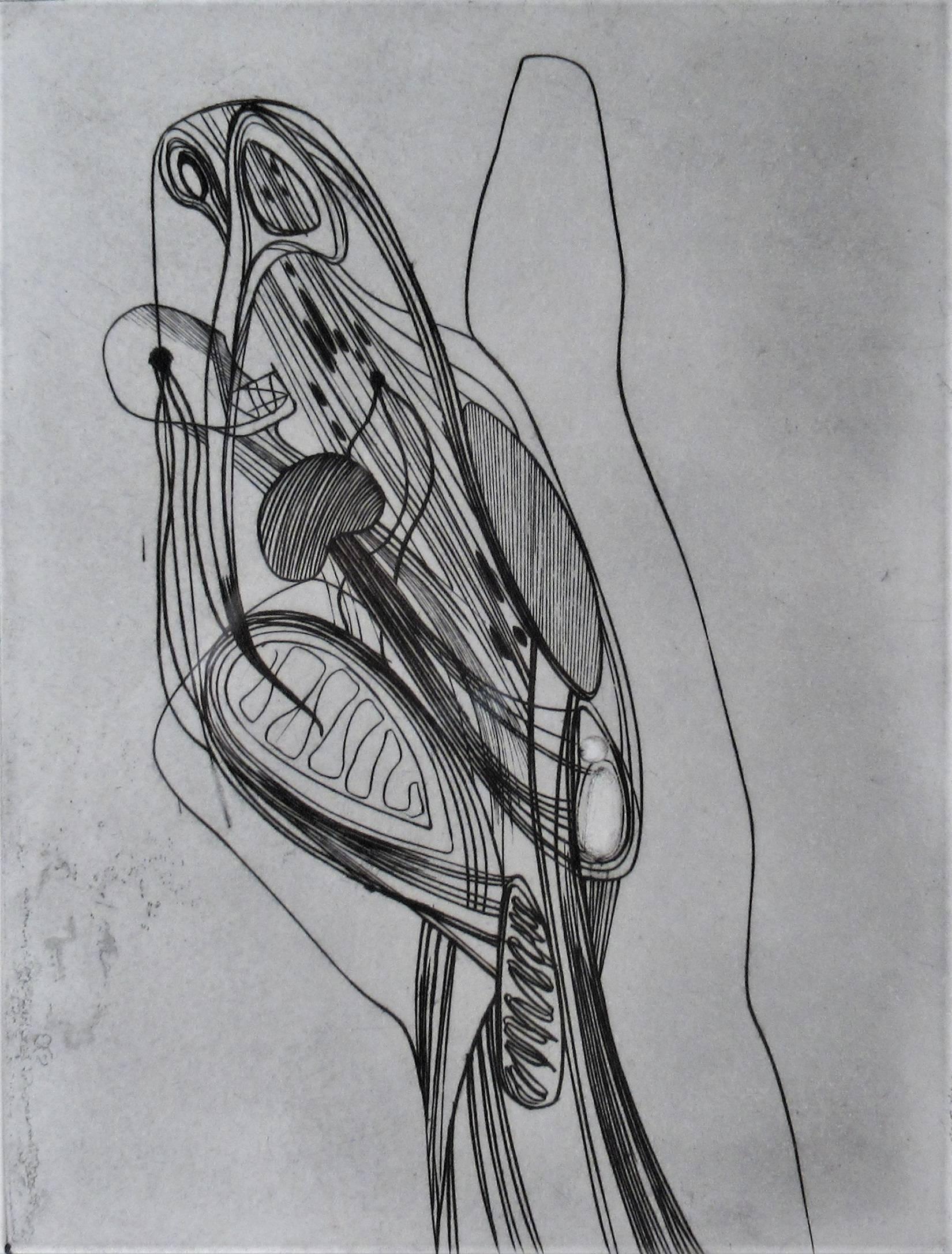 Cheiromency - Print by Stanley William Hayter