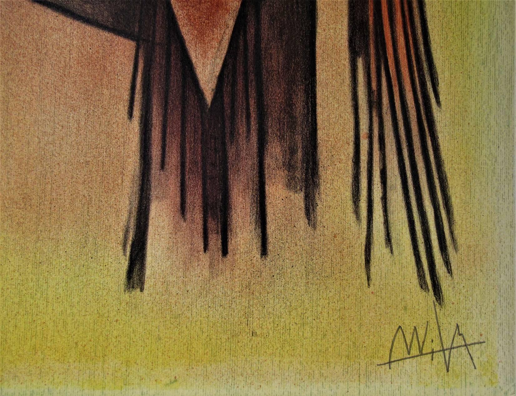 De Demoiselle Blasonee, de la suite Pleni Luna. - Print de Wifredo Lam