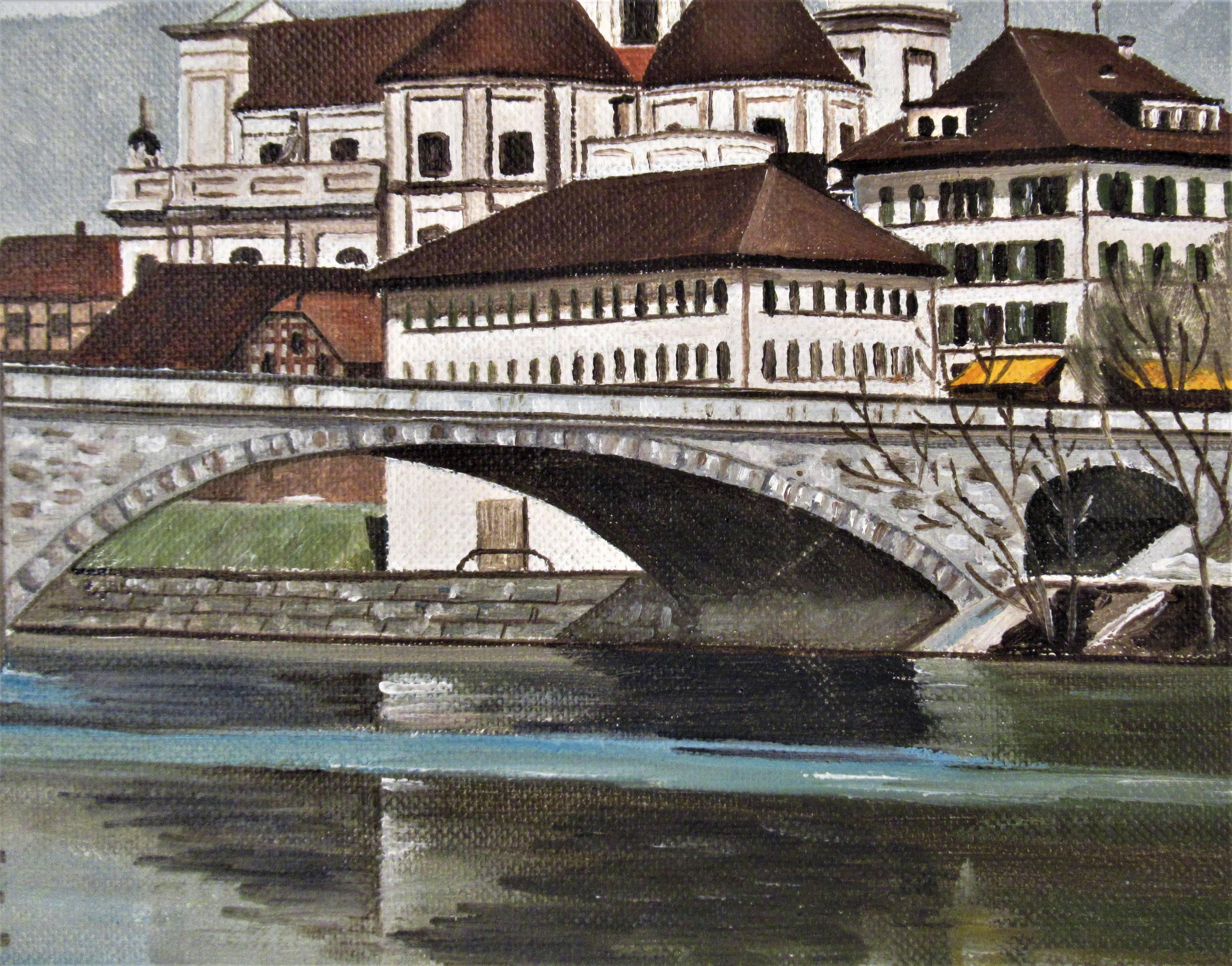 Solothman sull'Aase, Svizzera - Painting Accademia di Eugene Schmidt
