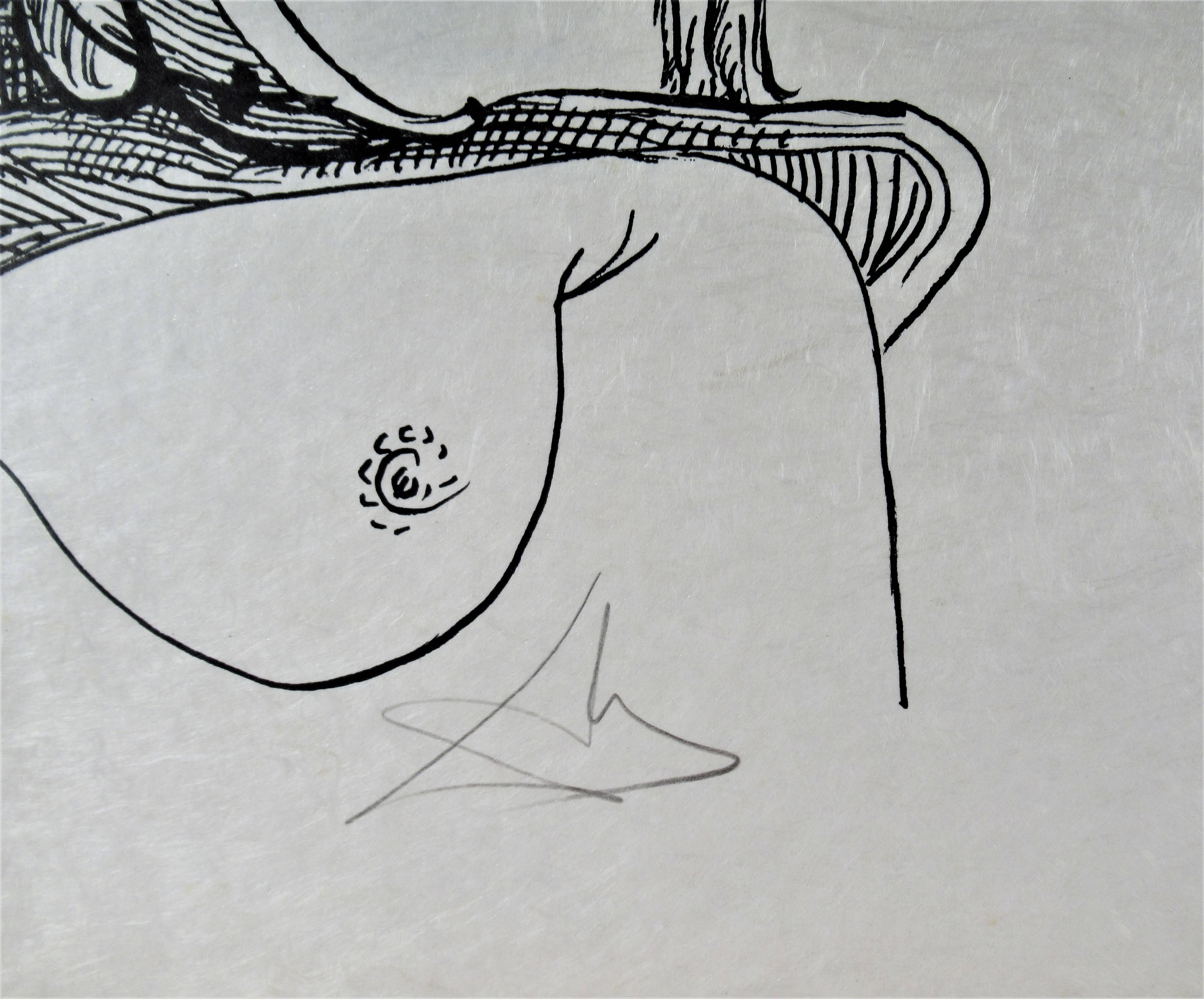 Les Songes Drolatiques de Pantagruel (Surrealismus), Print, von Salvador Dalí