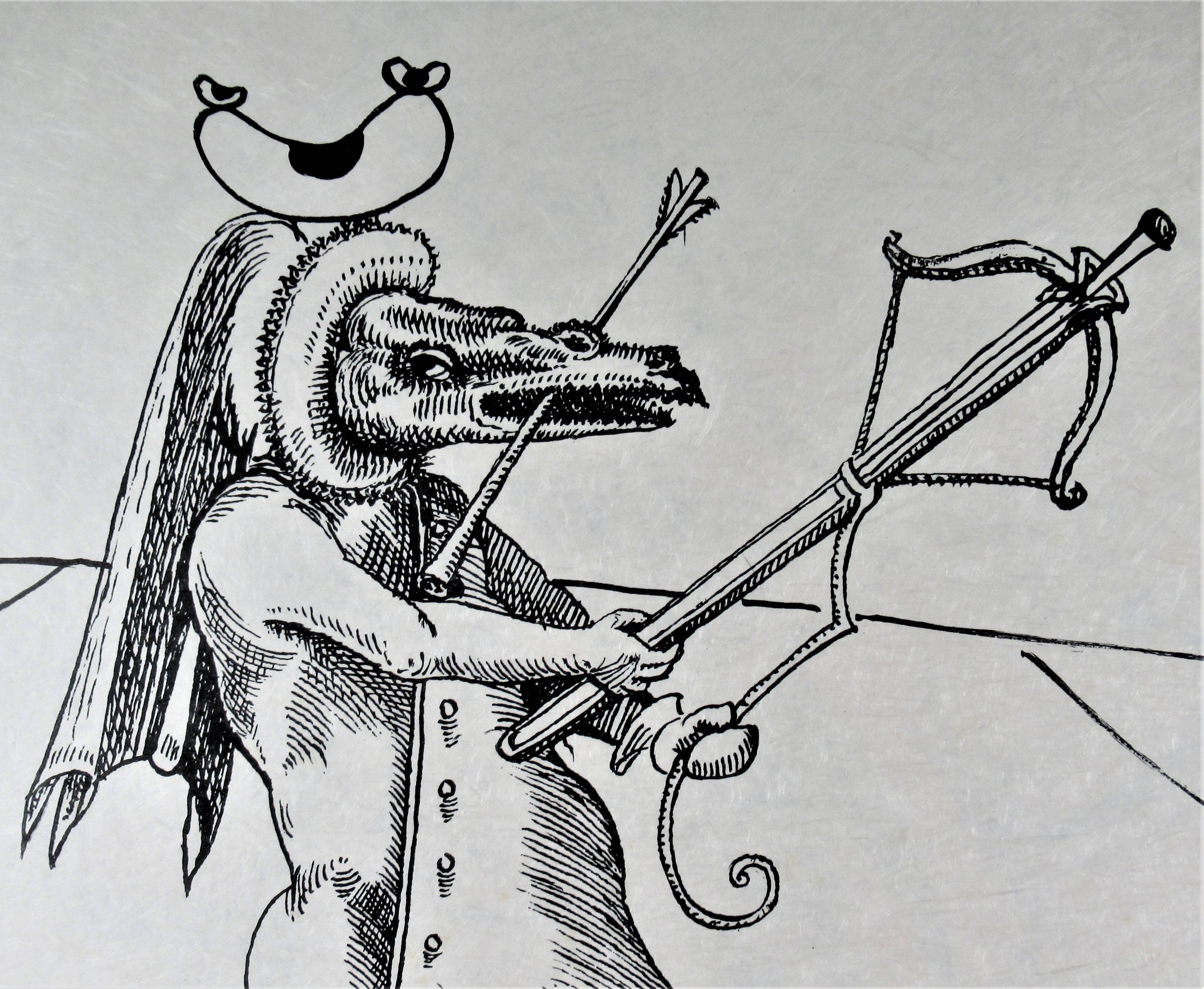 Les Songes Drolatiques de Pantagruel - Surrealist Print by Salvador Dalí