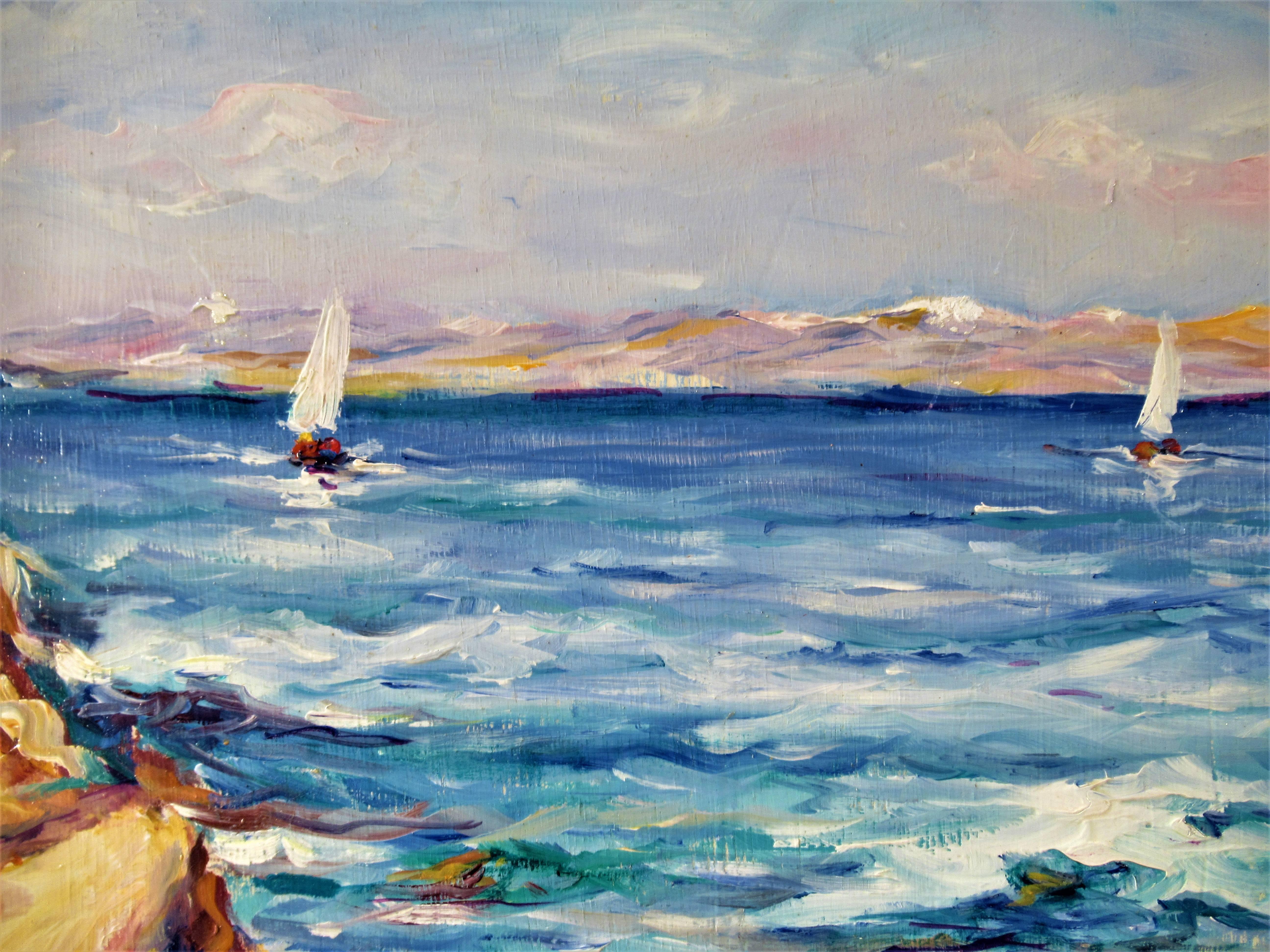 La Mediterranee - Painting by Bruno Retaux