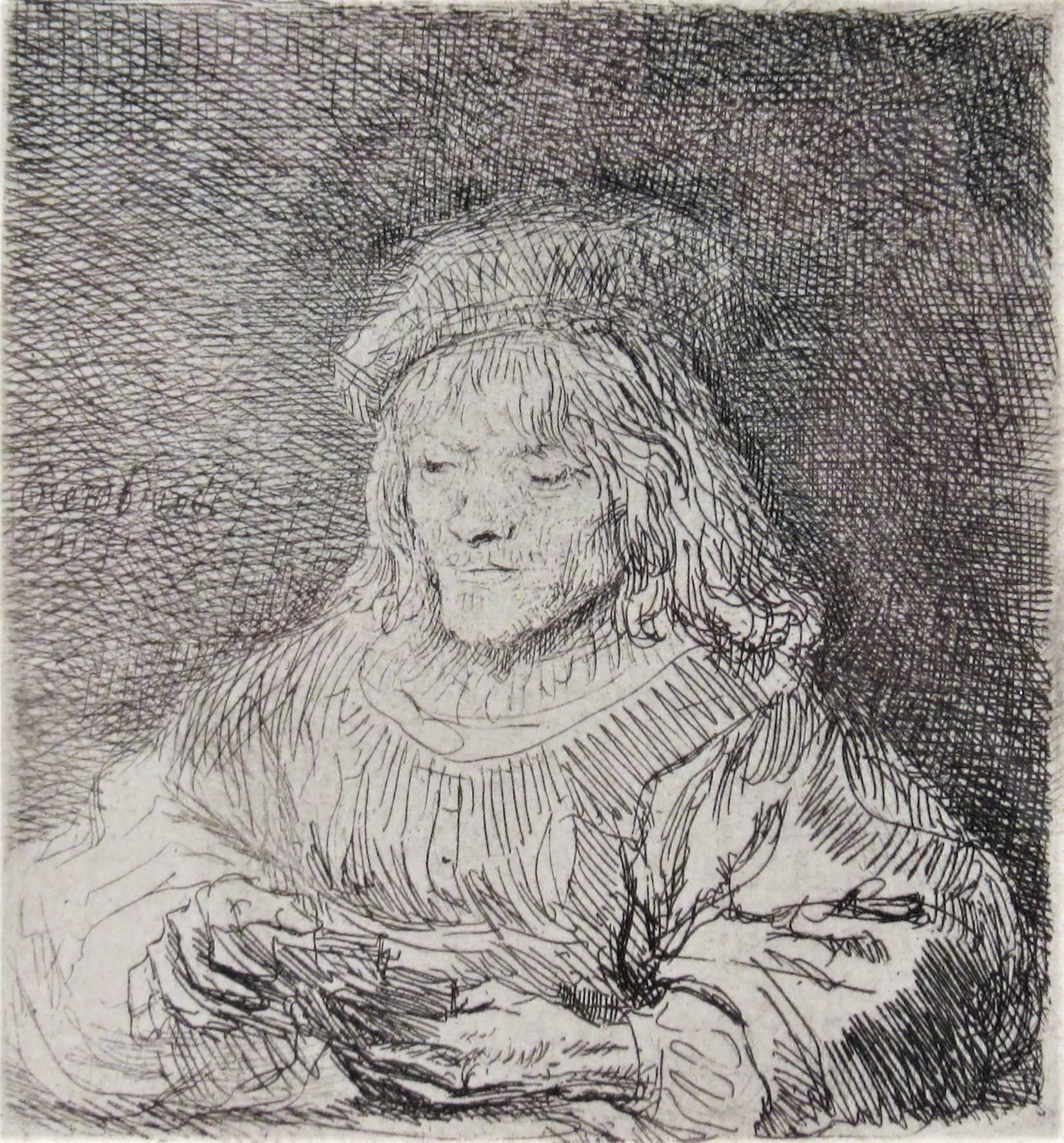 The Card Player - Print by Rembrandt van Rijn