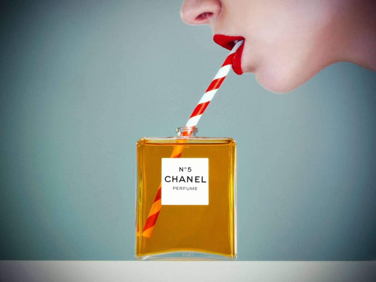 Tyler Shields Color Photograph - Chanel No. 5