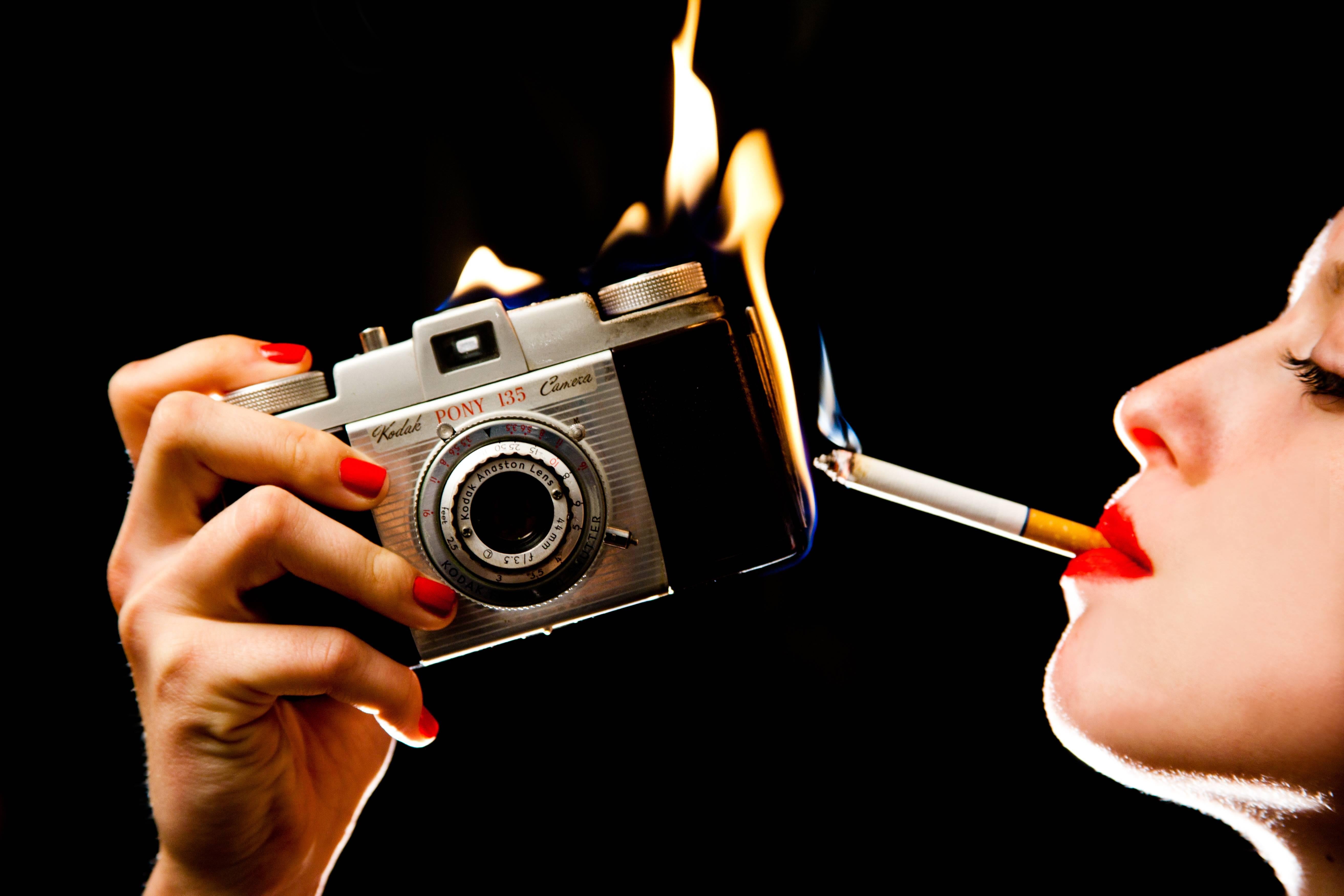 Tyler Shields Color Photograph - Kodak