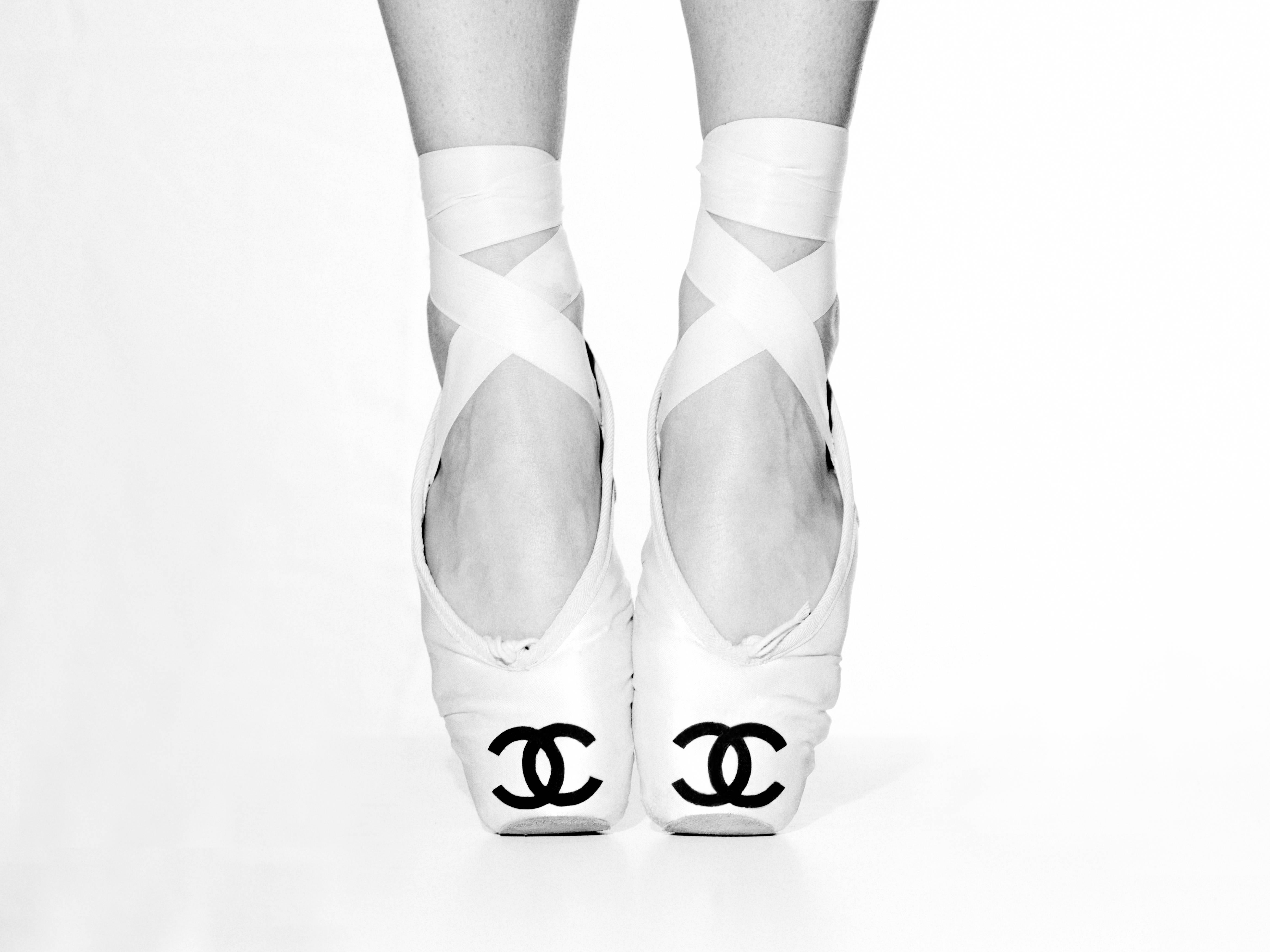 Tyler Shields Black and White Photograph - Chanel Ballet