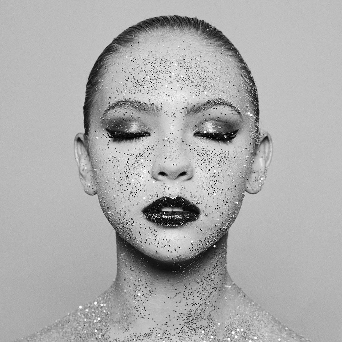 Tyler Shields Portrait Photograph - Glitter Face 