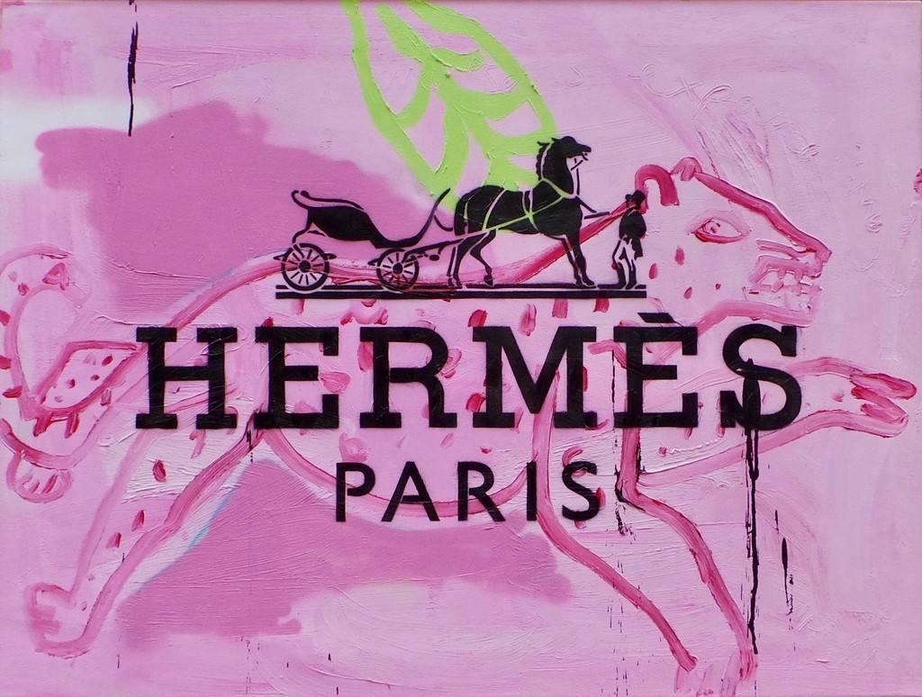 Luc Waring Interior Painting - Hermes Leopard