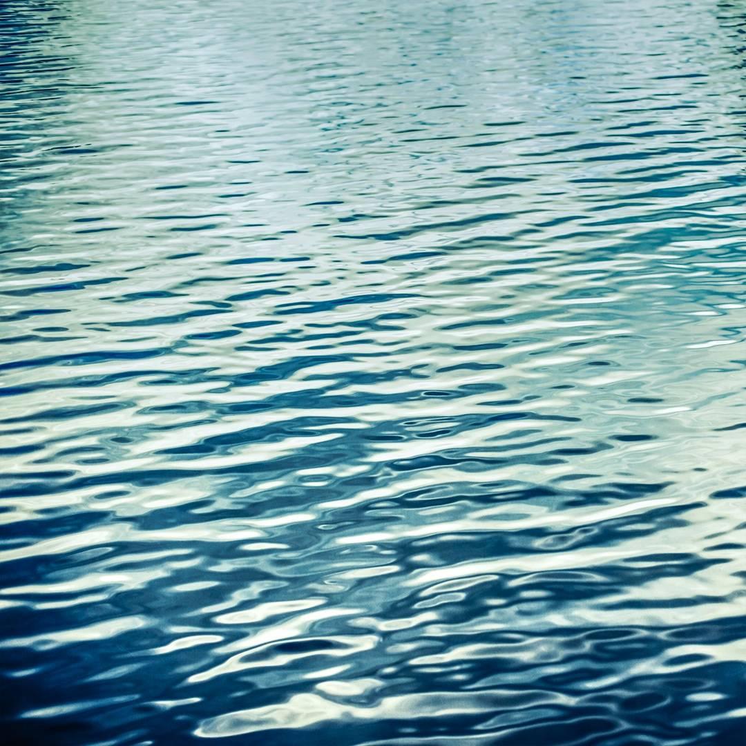 Water Study in Blue, 1/10, 2016 - Print by Thomas Hager