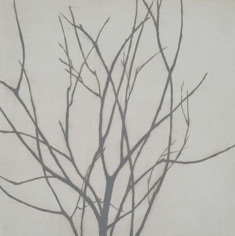 Isabel Bigelow Abstract Painting - gray tree