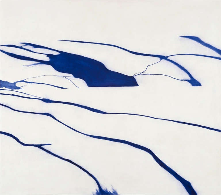 Isabel Bigelow Abstract Painting - snow and shadows