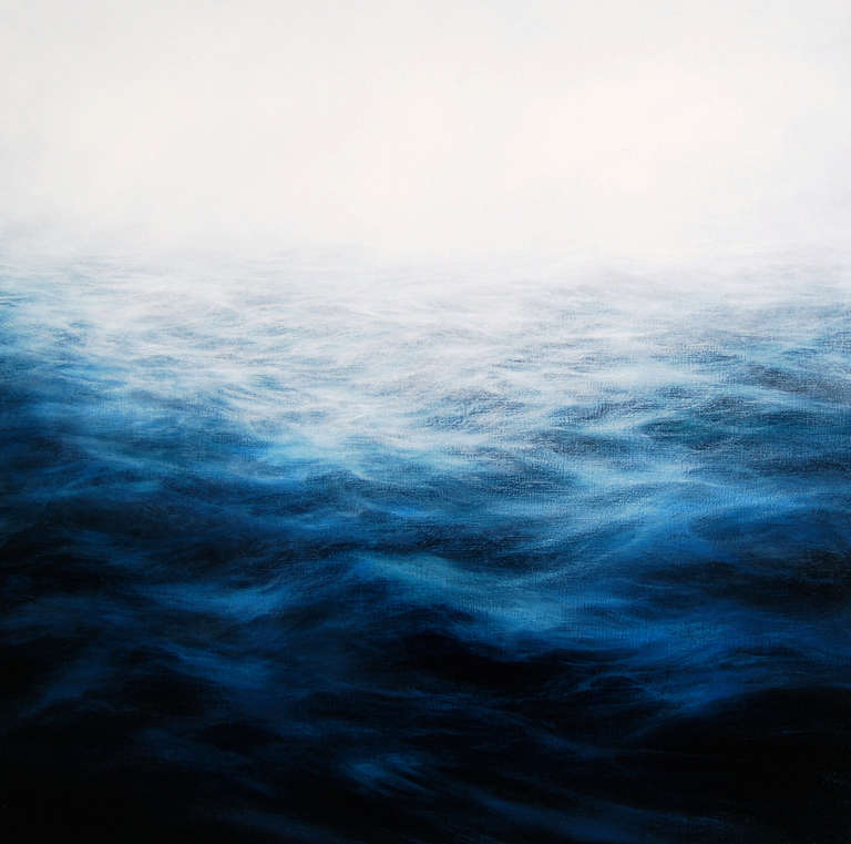 Mary Beth Thielhelm Landscape Painting - Cobalt Sea