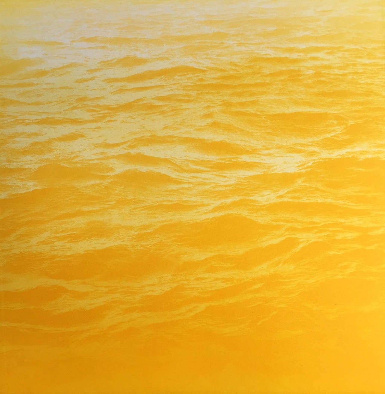 Yellow Sea - Mixed Media Art by Mary Beth Thielhelm