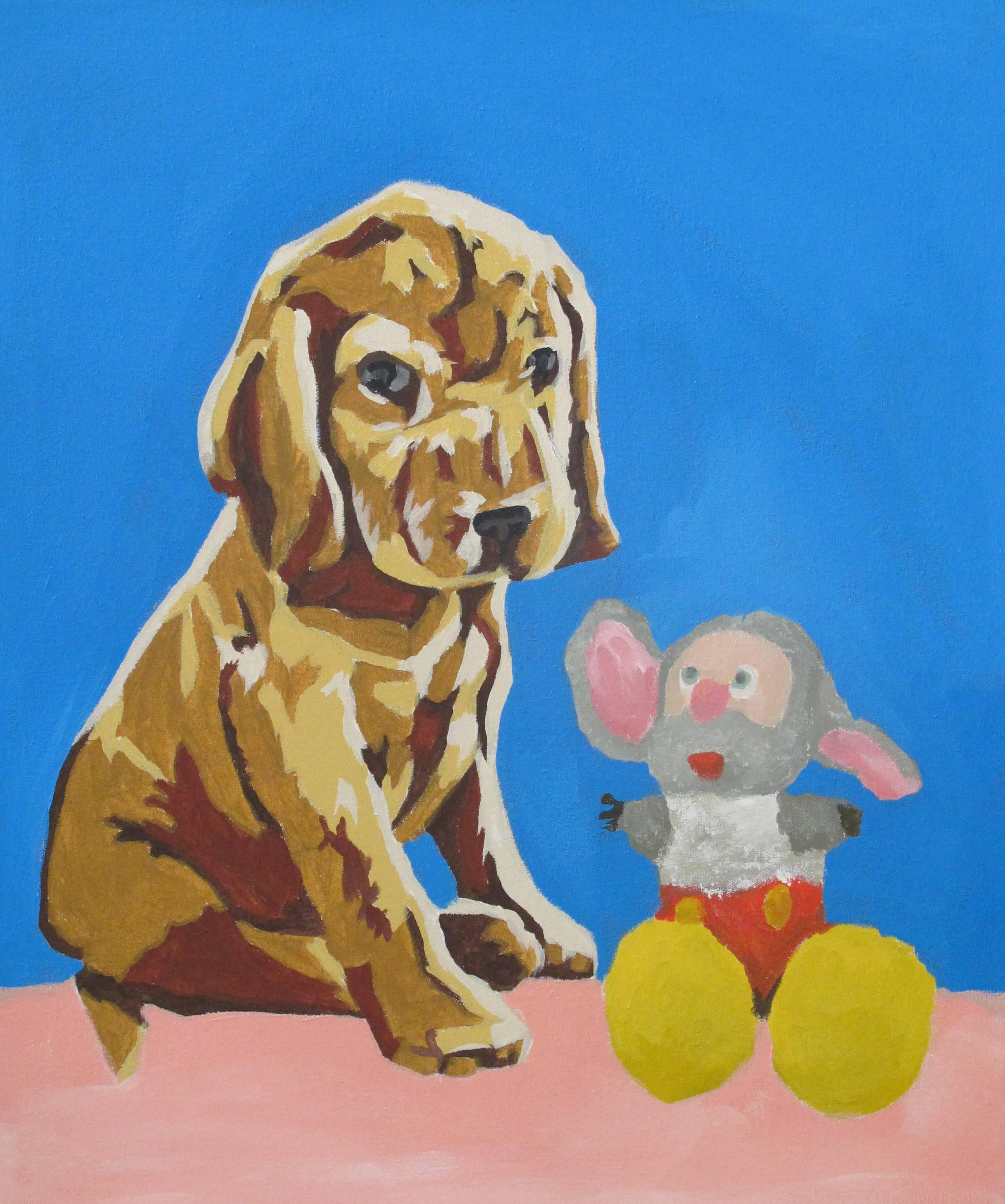 Fred Fleisher Animal Painting - CUTE