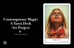 Deluxe Oversized Tarot Deck Exhibition Catalog Featuring 78 Artist Icons