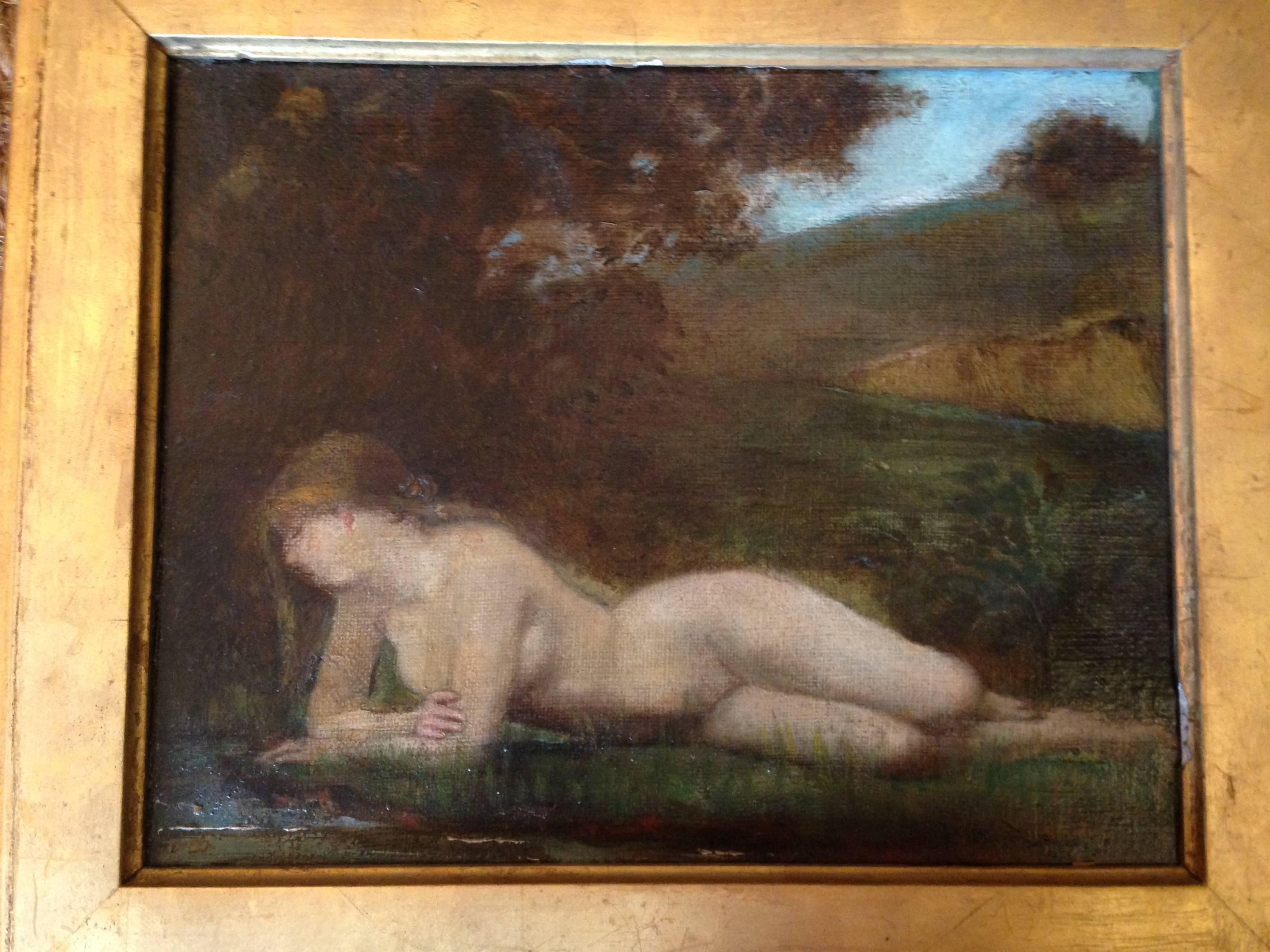 Dorothy Tennant Nude Painting - A Water Lily by Lady Dorothy Stanley