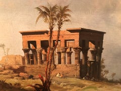 View of the Nile showing the Roman kiosk of Trajan at Phiale