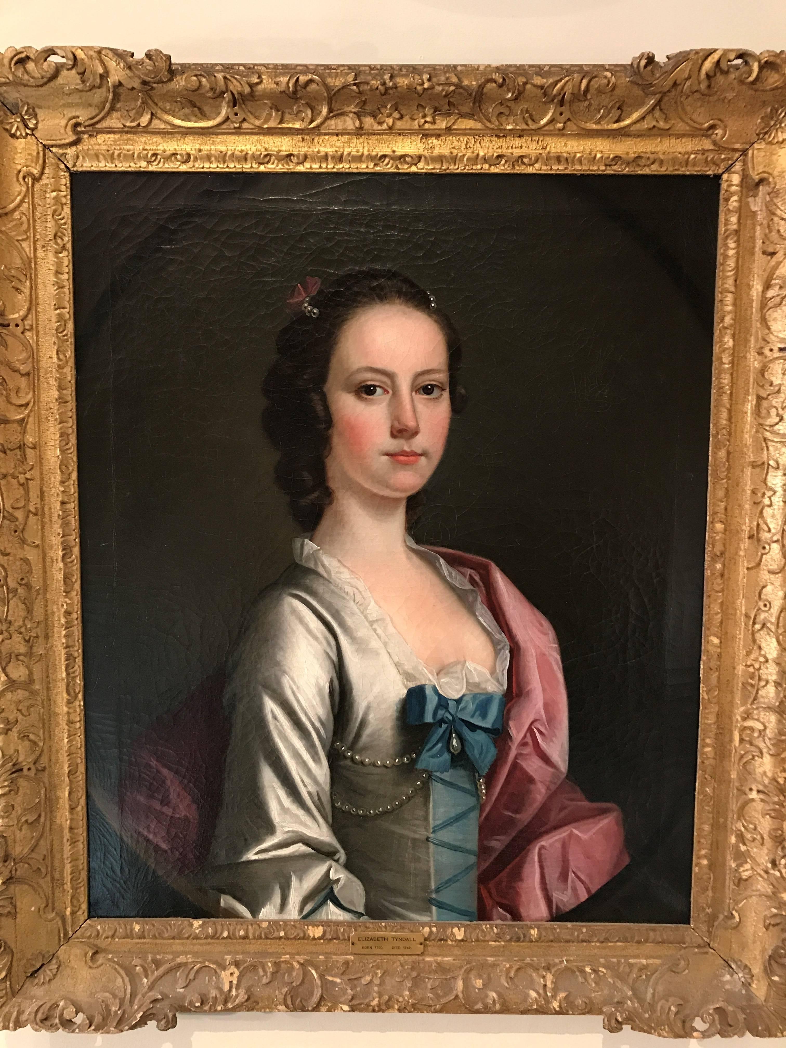 Henry Pickering Portrait Painting - Elizabeth Tyndall (1720-1747)