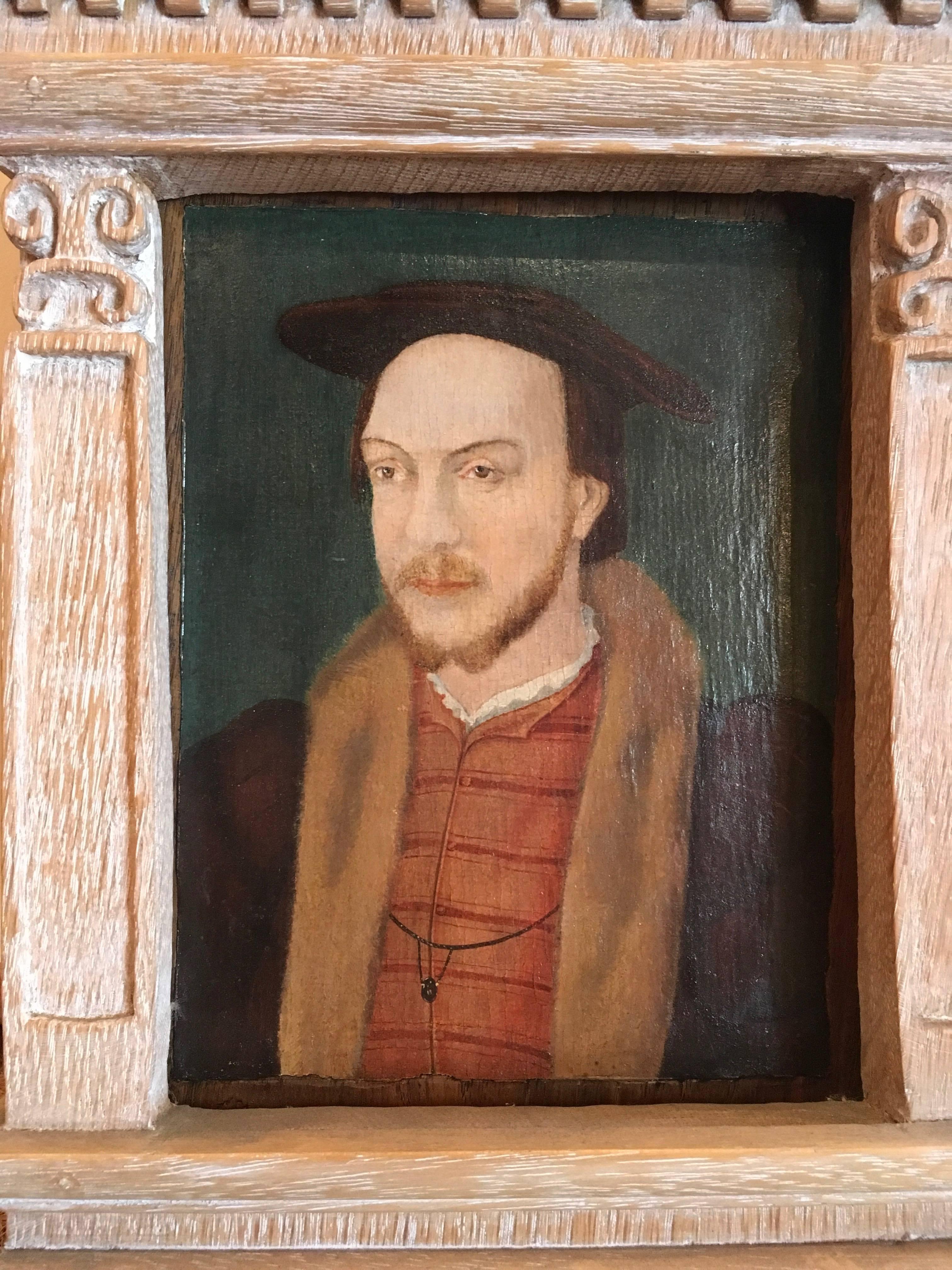 Tudor Court Portrait - Painting by Unknown